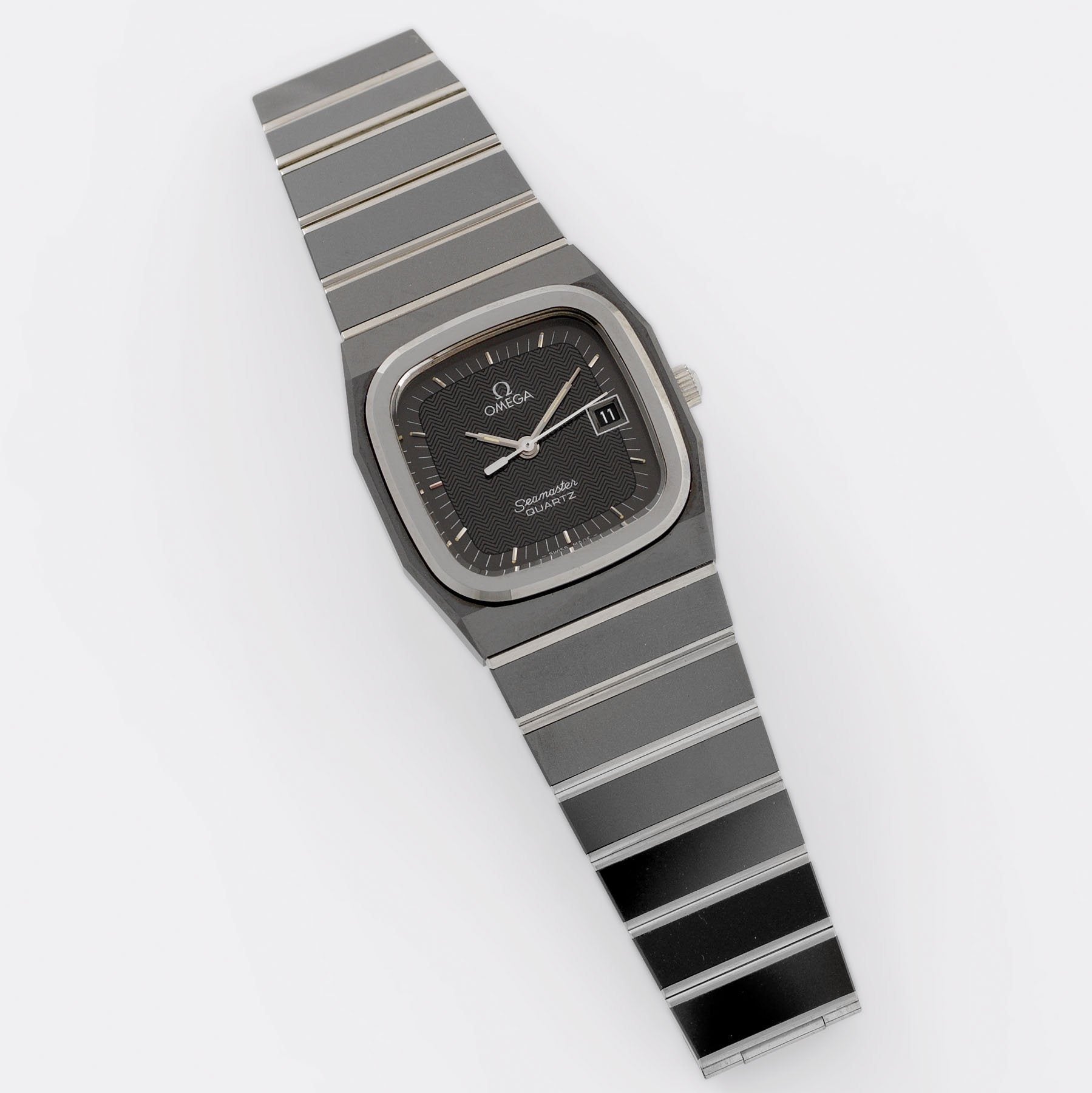 Hers Omega Seamaster Ceramic Black Tulip
