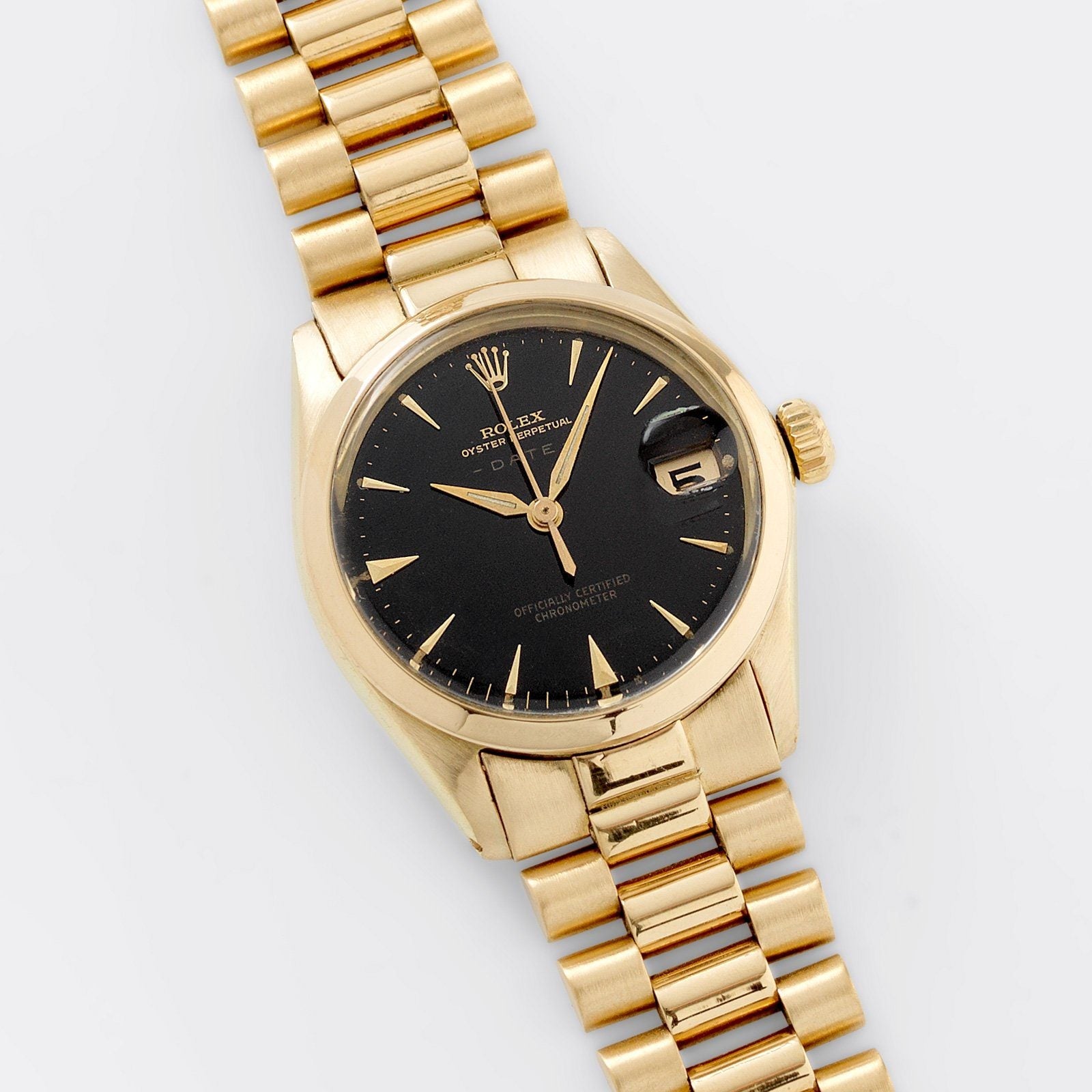 Rolex Oyster Perpetual Date Yellow Gold