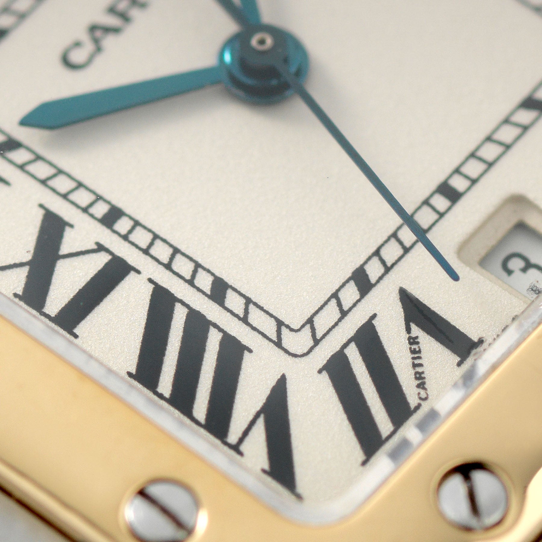 Bank Beater Cartier Santos Galbee Steel and Gold Reference 187901