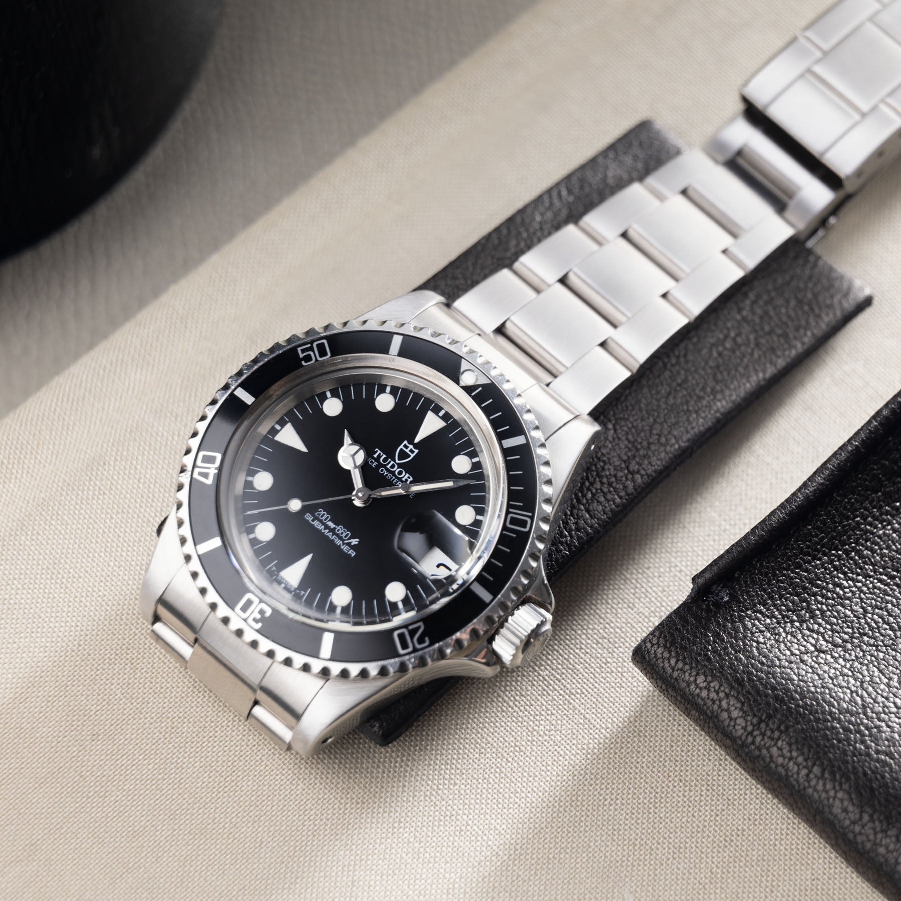 Tudor Submariner Date Black Dial Reference 79090
