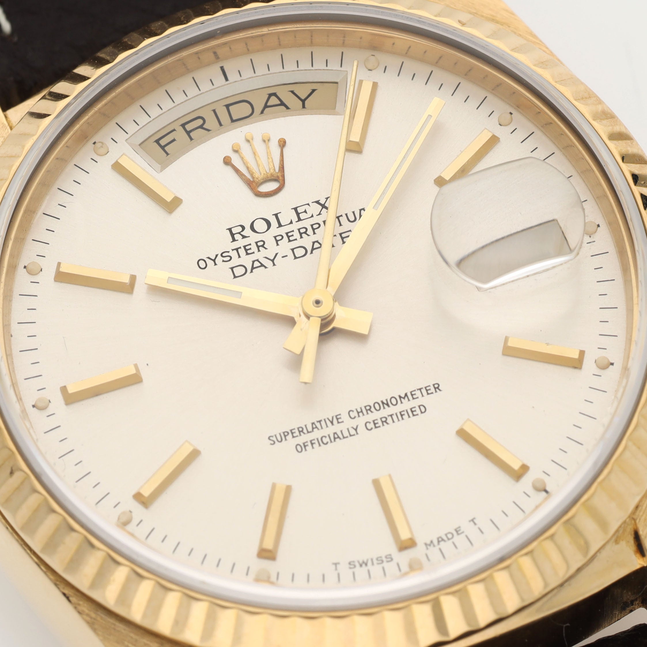 Rolex Day-Date 18238 Silver Dial