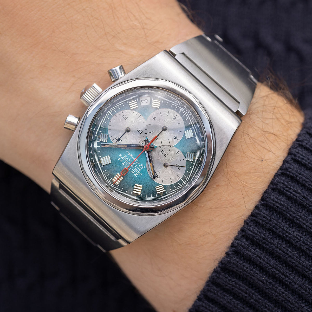 Cadran Zenith El Primero 3019 - Pièce D'occasion Pour Restauration Ou Customisation
