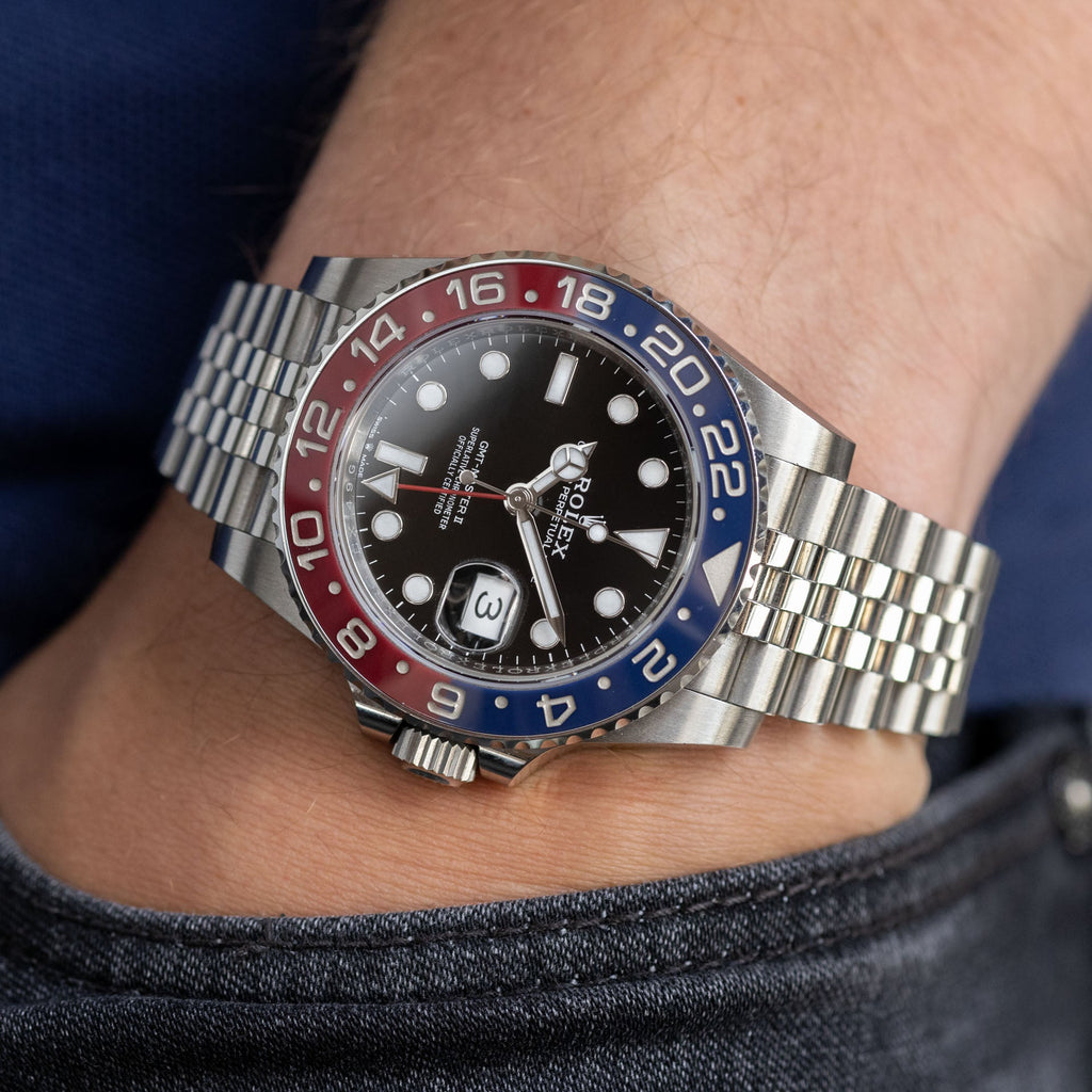 Rolex GMT-Master 126710 BLRO Pepsi Ceramic Bezel Full Set