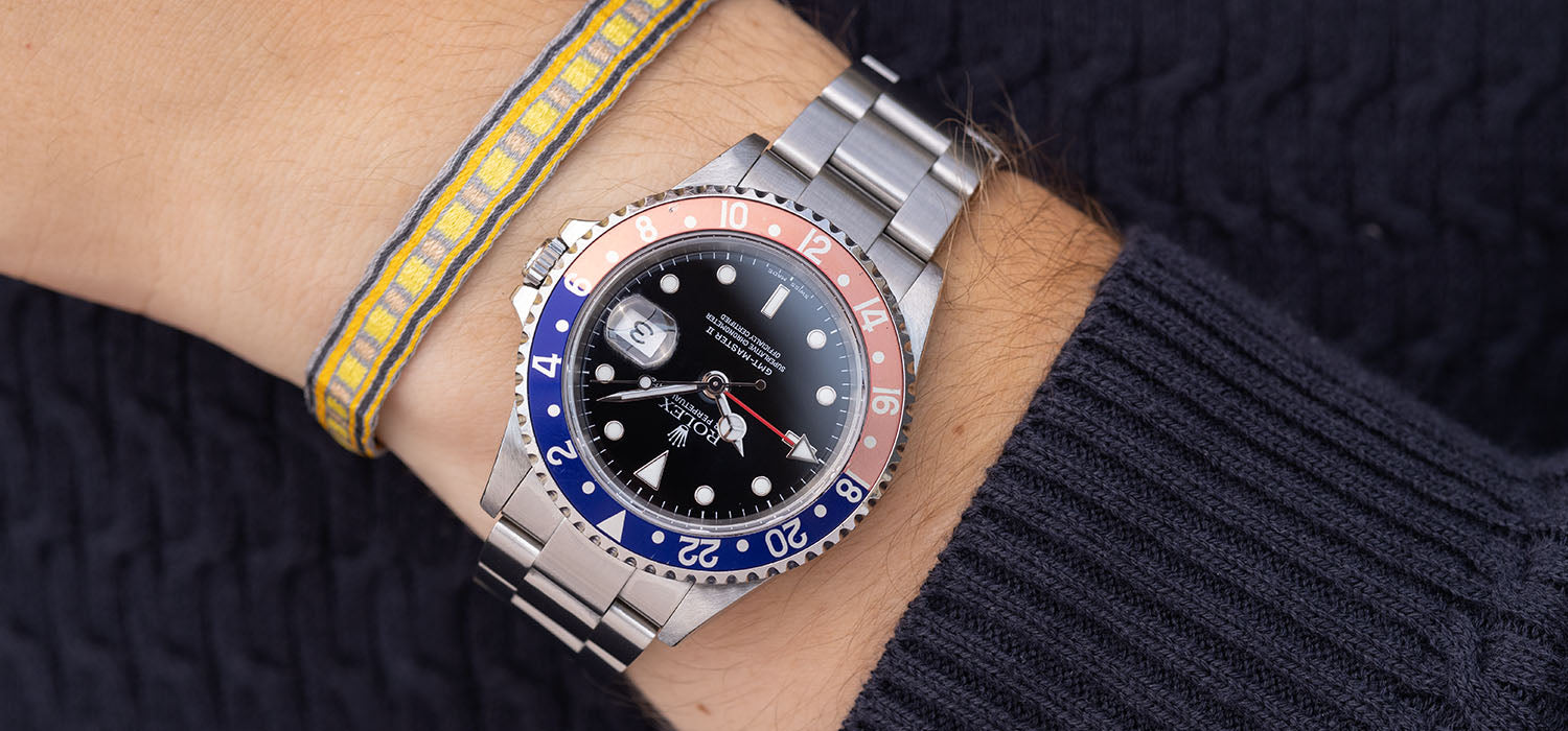 Rolex GMT-Master 2 16710 Pepsi Bezel 'Swiss Made' Dial