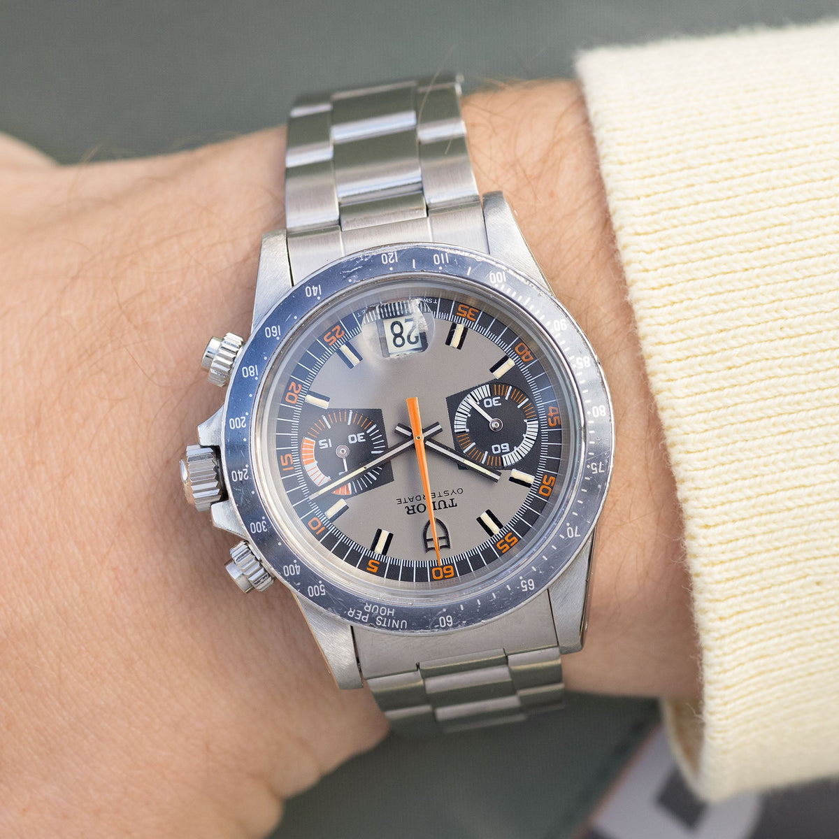 7149 Tudor Oysterdate Chronograph 7149 Monte Carlo Grey Dial