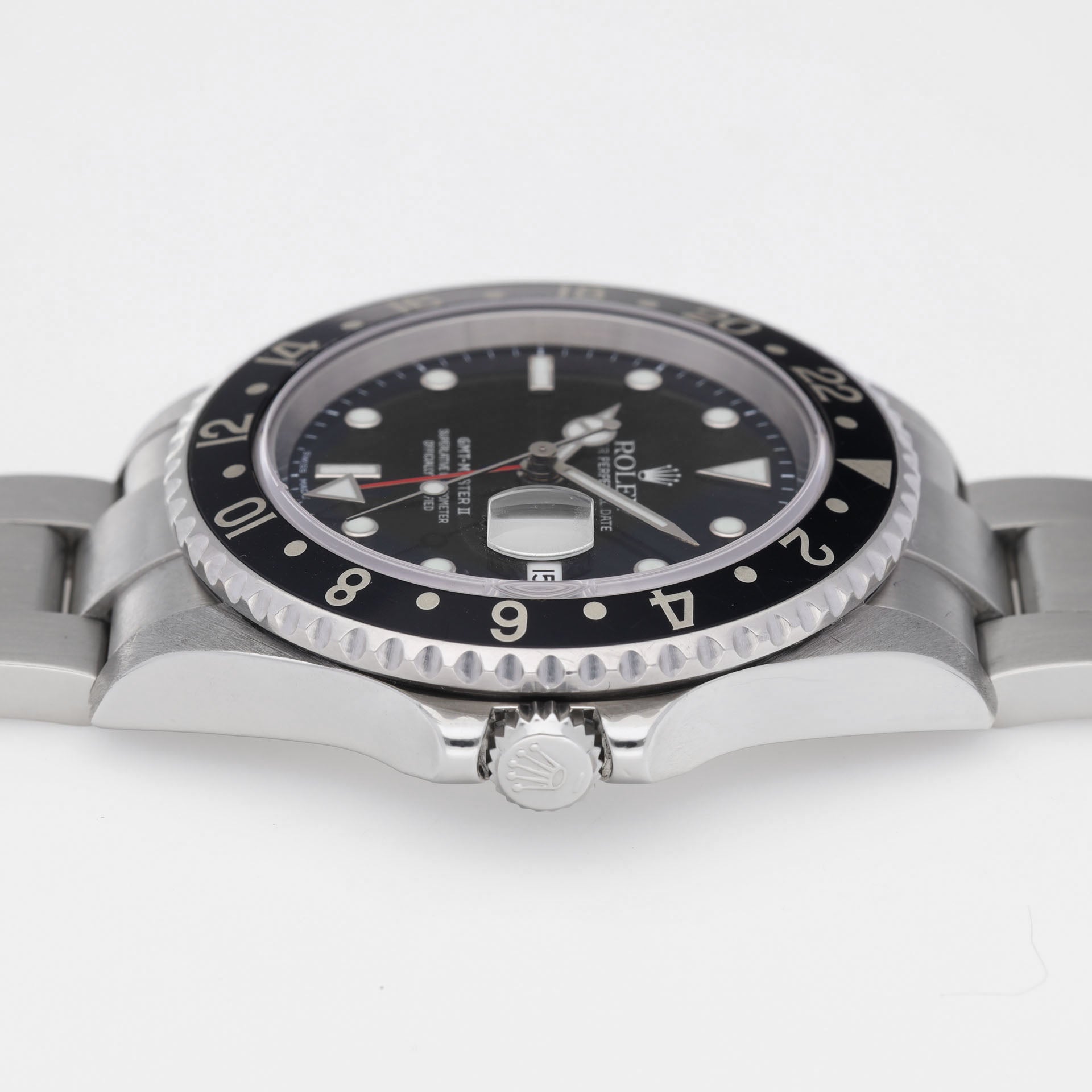 Rolex GMT I / GMT II Bezel Insert – Black White, Aluminum, 16710 16718 16758 16760, Unbranded