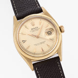 Rolex Datejust Ovettone Yellow Gold Reference 6605