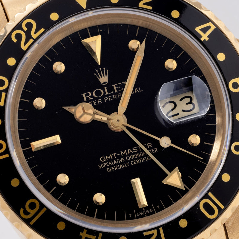 Rolex GMT-Master Black Nipple Dial Ref 16758