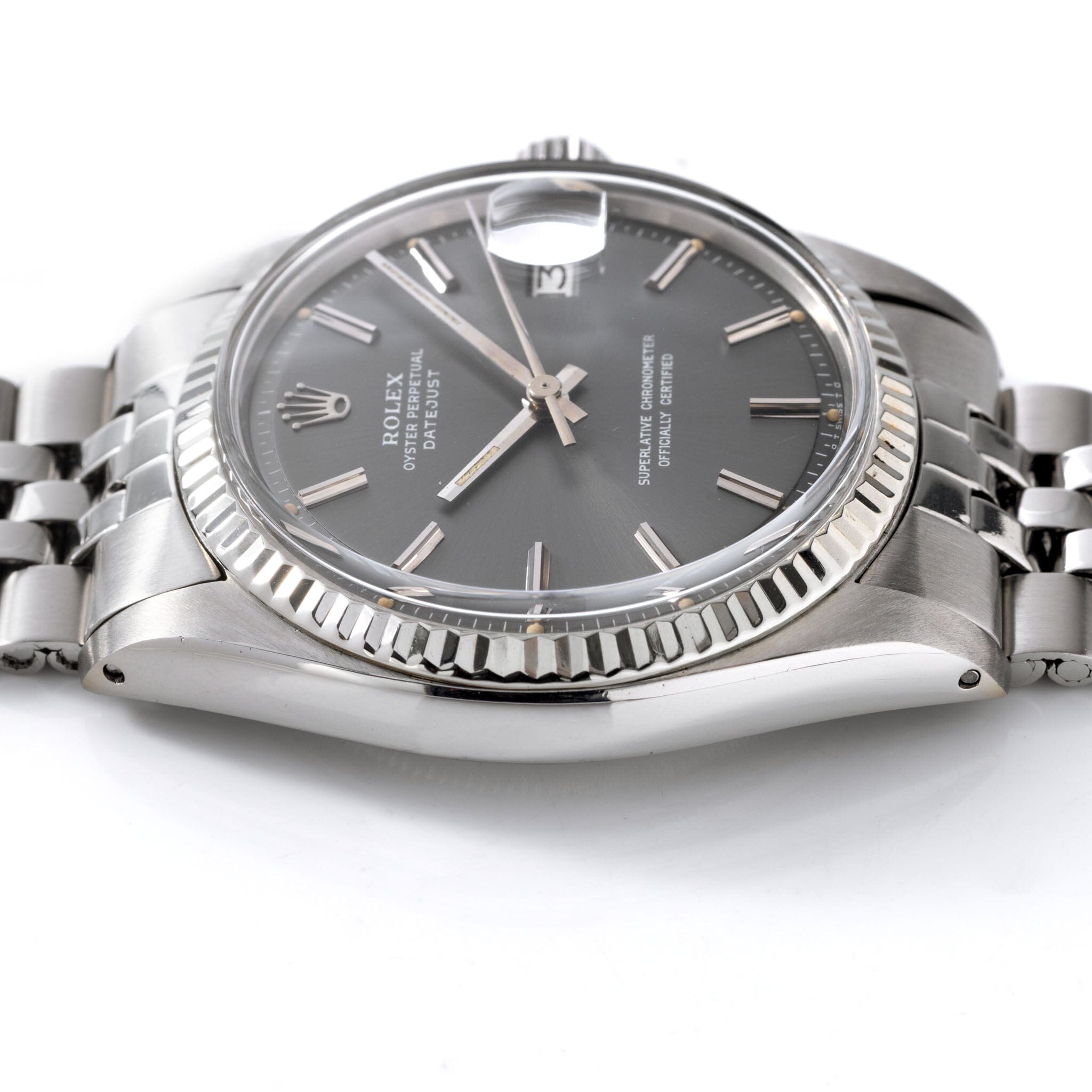 Rolex Datejust 1601 Grey Soleil Sigma Dial