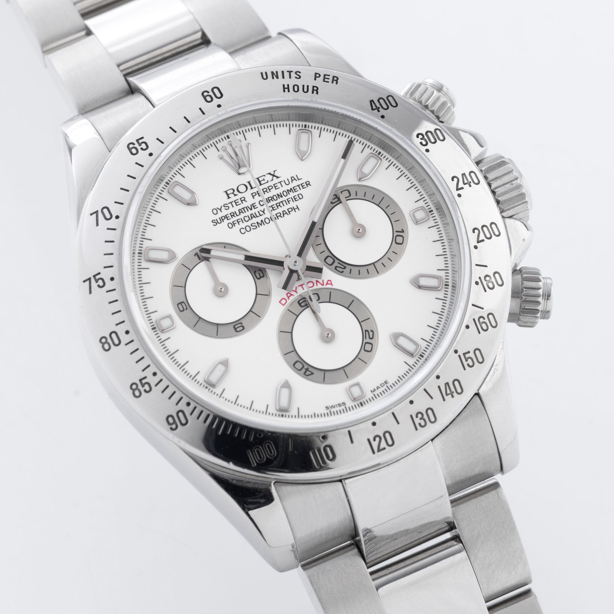 Rolex Daytona White Dial Box and Papers Set Ref 116520