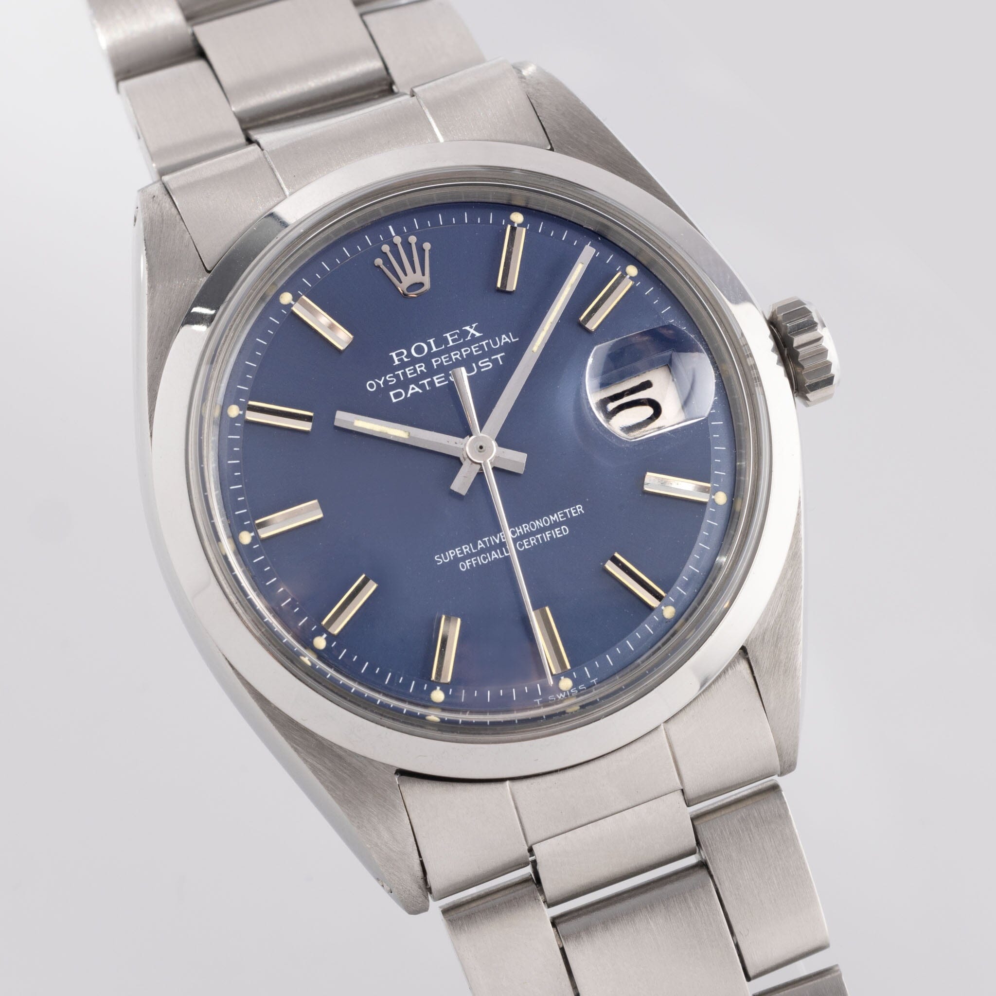 Rolex Datejust Blue Dial ref 1600