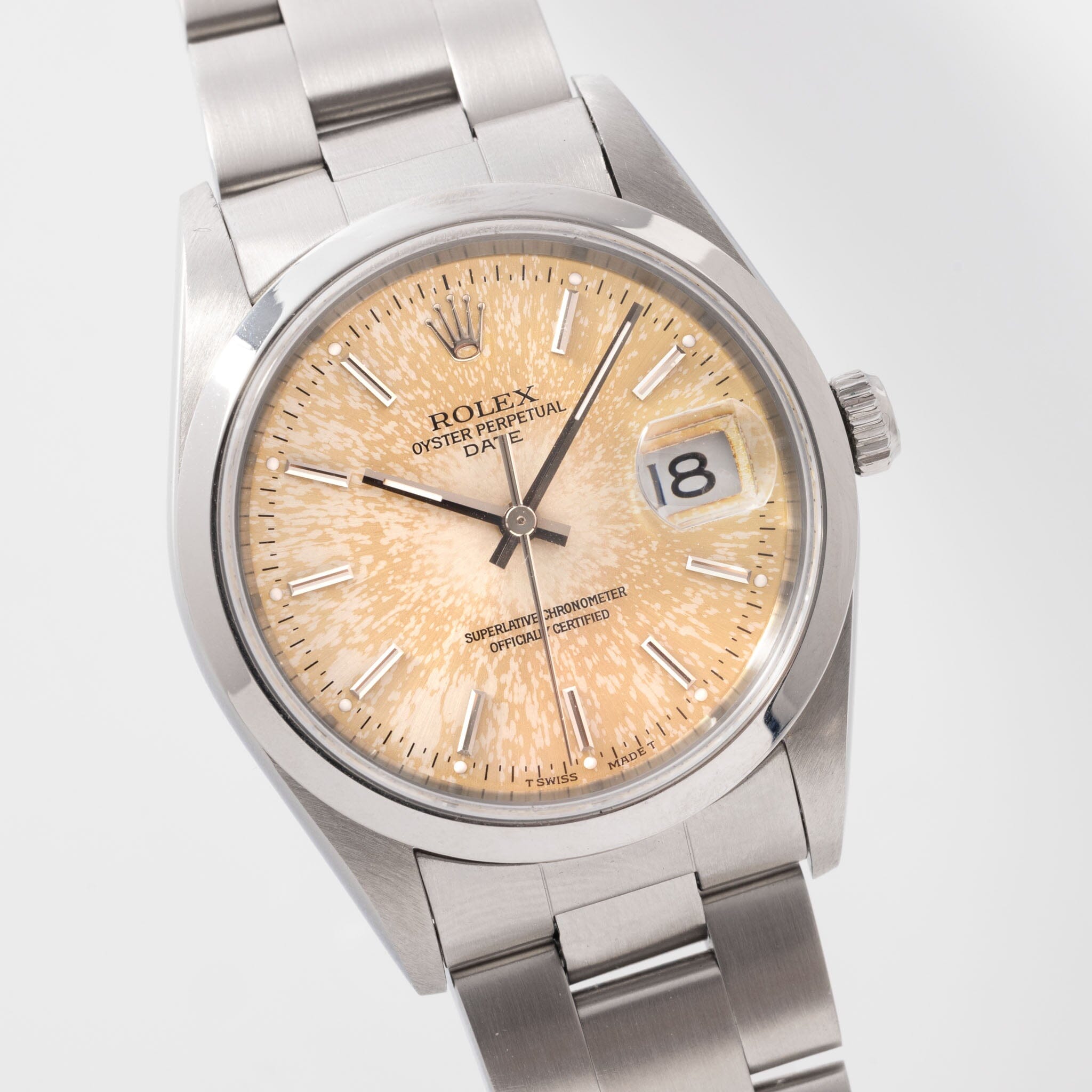Rolex Oyster Perpetual Date Tropical Dial Ref 15200