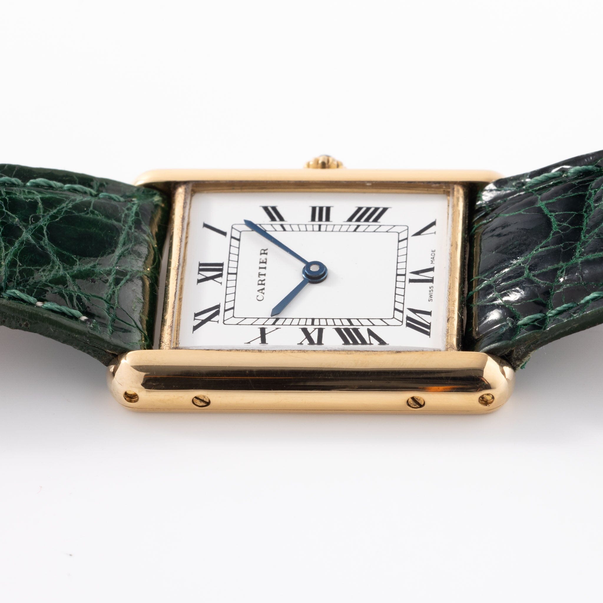 Cartier Tank Louis Quartz, 18 Karat Yellow Gold, Ladies Wrist Watch at  1stDibs