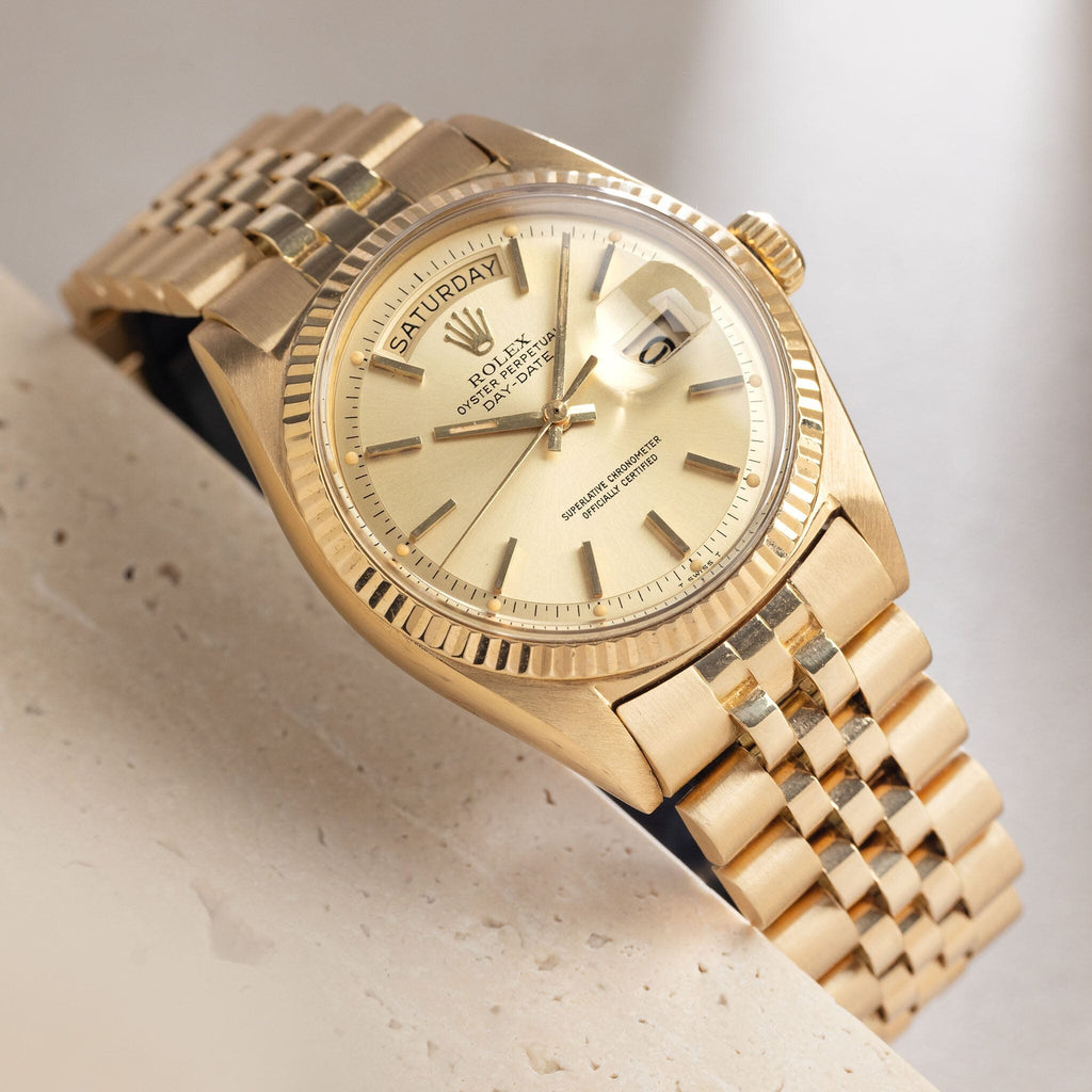 Rolex Day-Date 1803 Champagne Dial Jubilee Bracelet
