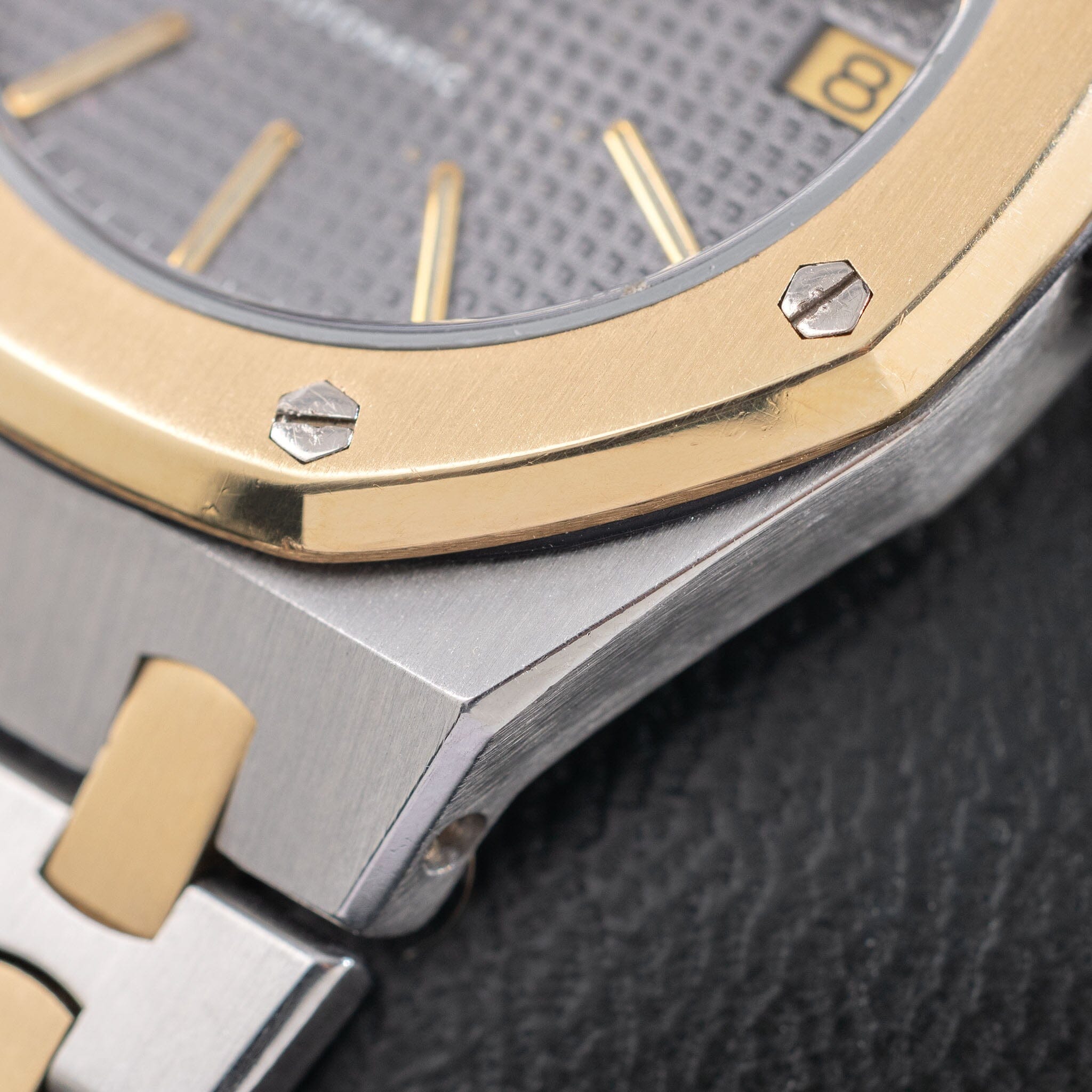 Audemars Piguet Royal Oak Steel and Gold ref 4100SA slate dial with box