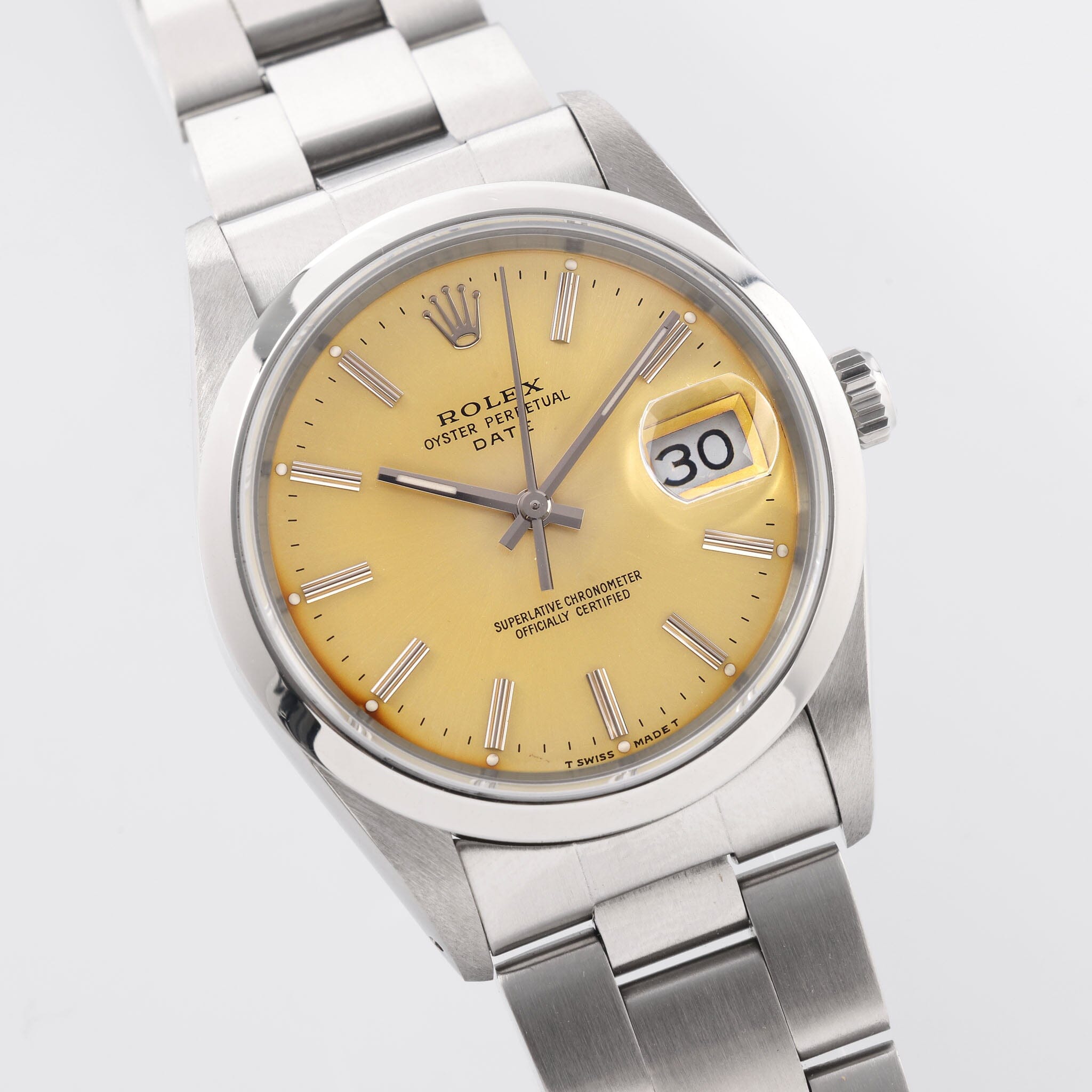 Rolex Oyster Perpetual Date Colour Change Dial Ref 15200