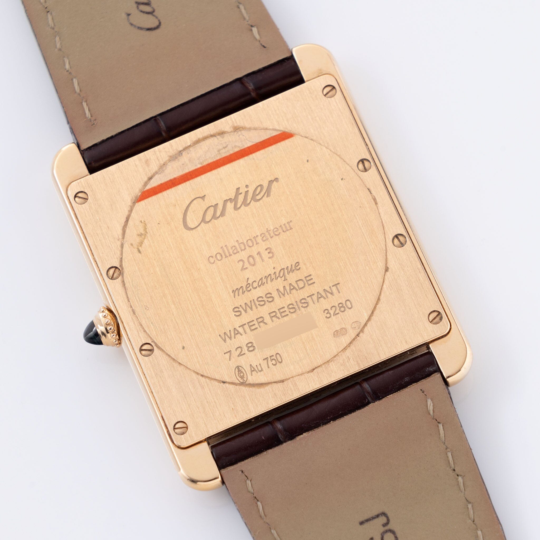 Cartier Tank Louis XL 3280 Collaborateur Edition 18kt Rose Gold Box and  Papers