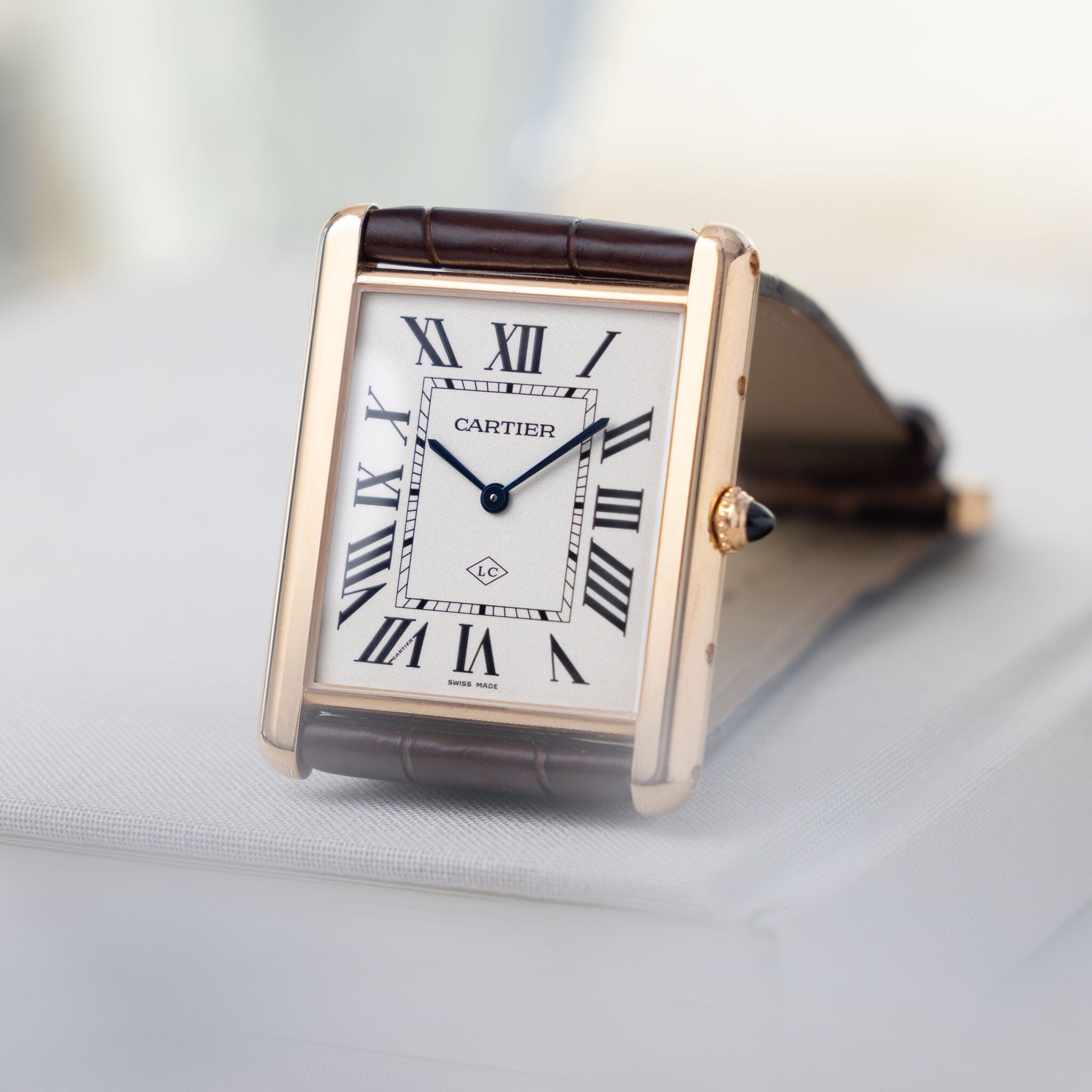 Cartier Tank Louis Collaborateur Edition XL 3280 18kt Rose Gold Box an