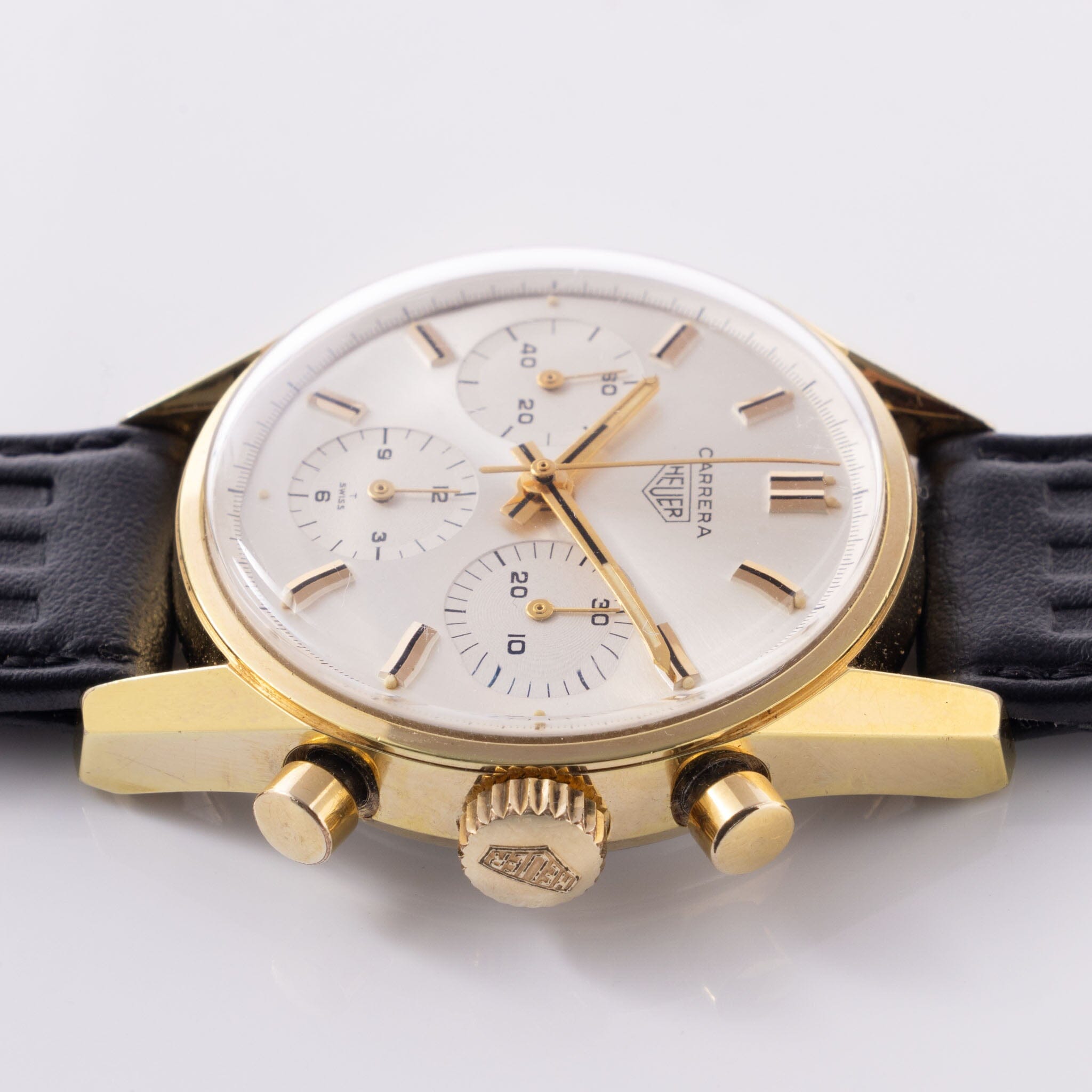 Heuer Carrera Gold Filled Ref 2448