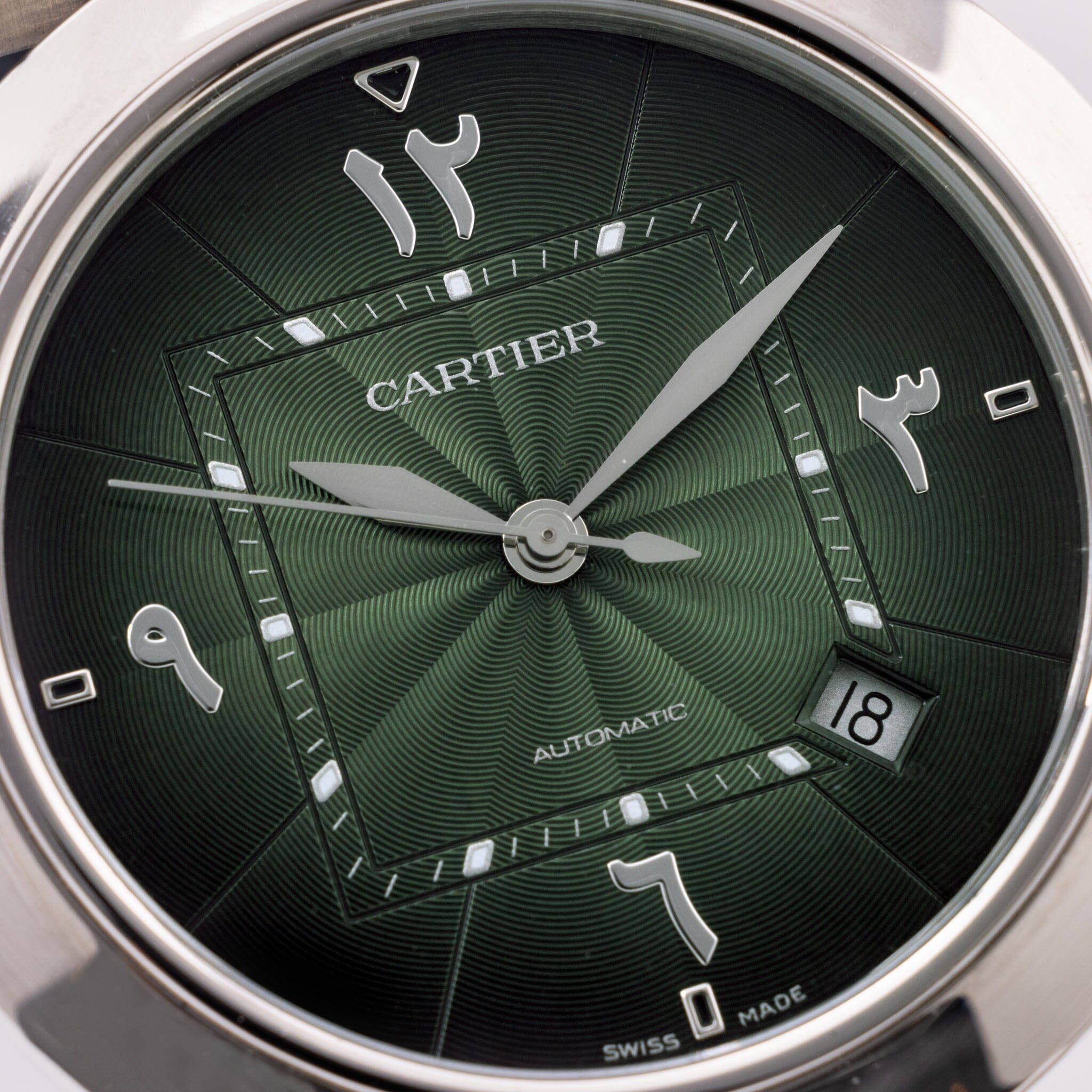 Cartier Pasha Green Middle East limited Edition with Warranty Card