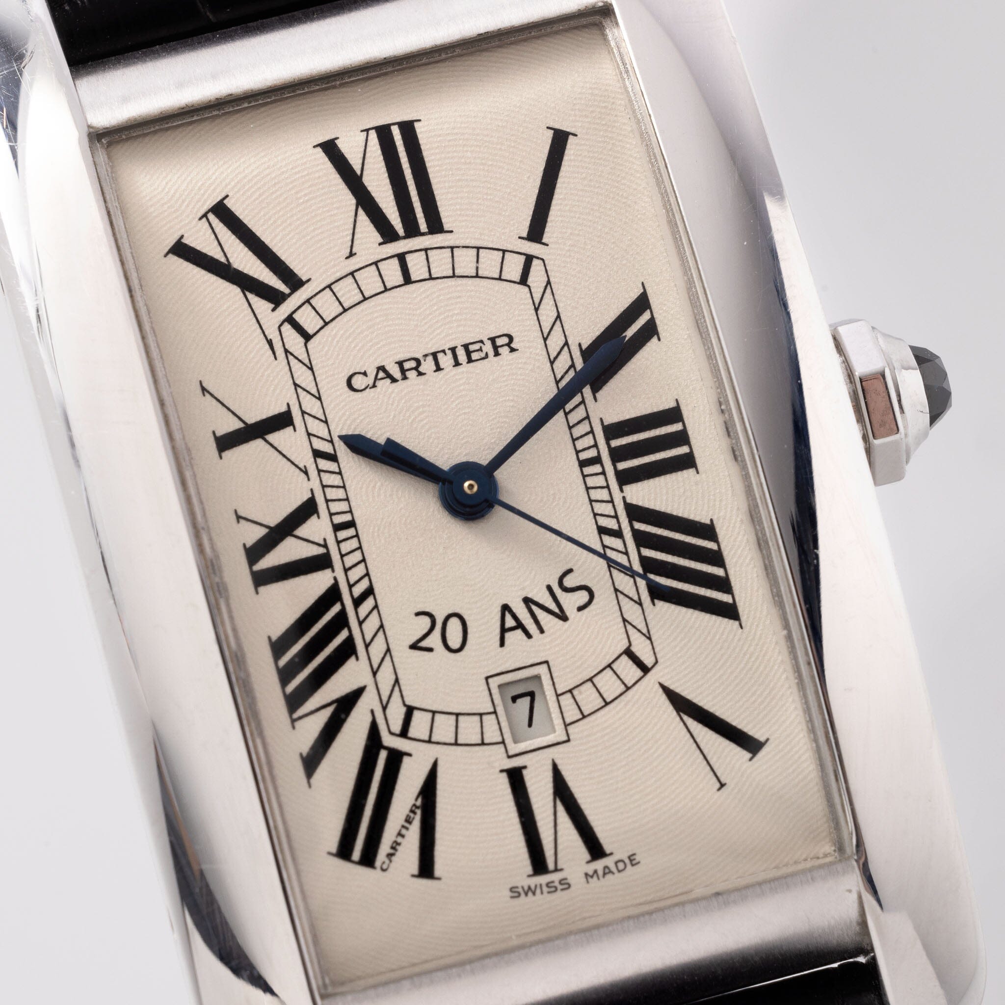 Cartier Tank Americaine White Gold 20 Year Award Ref 1741