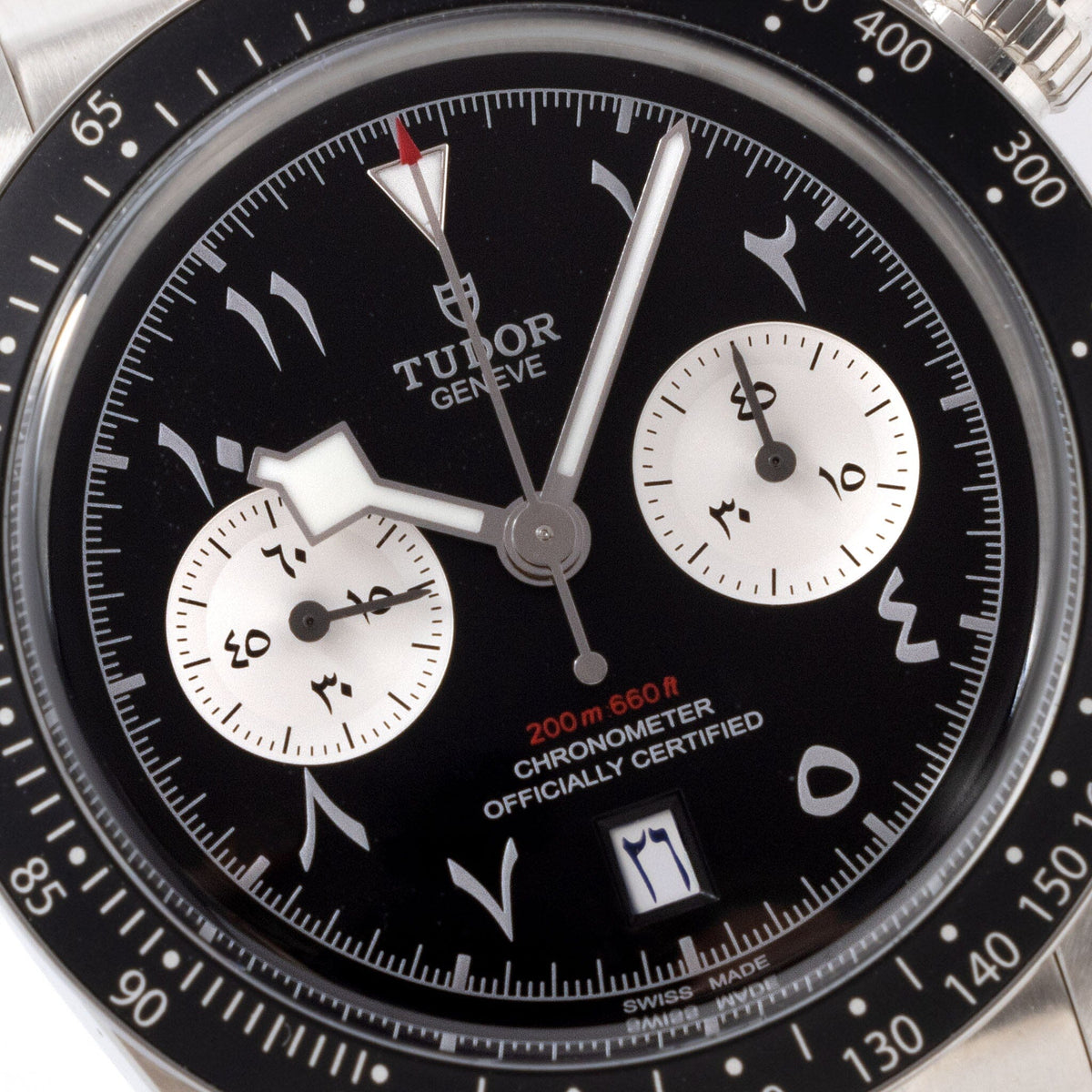 Tudor Black Bay Chrono Dubai Edition Arabic-Indic Numerals Ref 79360N