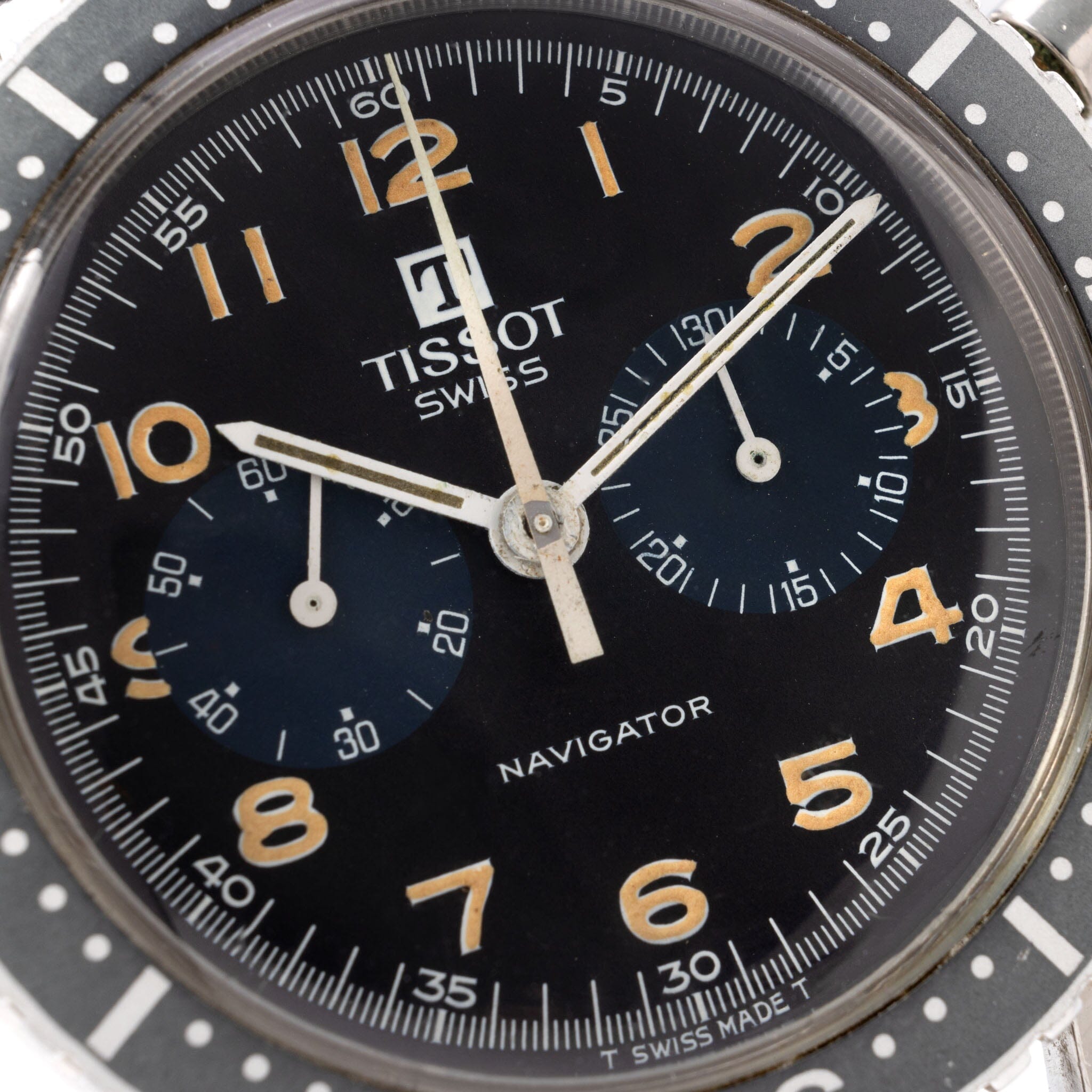 Tissot Navigator Chronograph Lemania Movement Ref 817