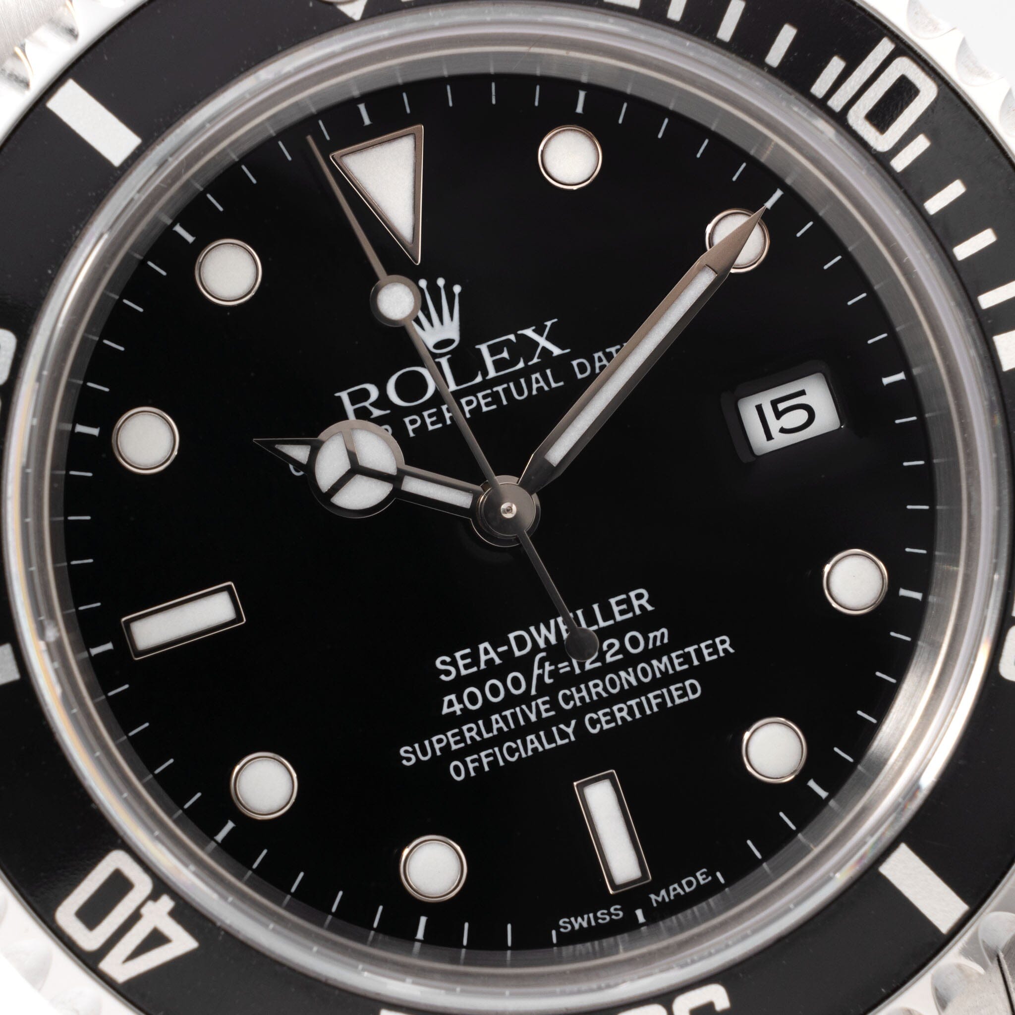 Rolex Seadweller Swiss Made Dial Ref 16600 