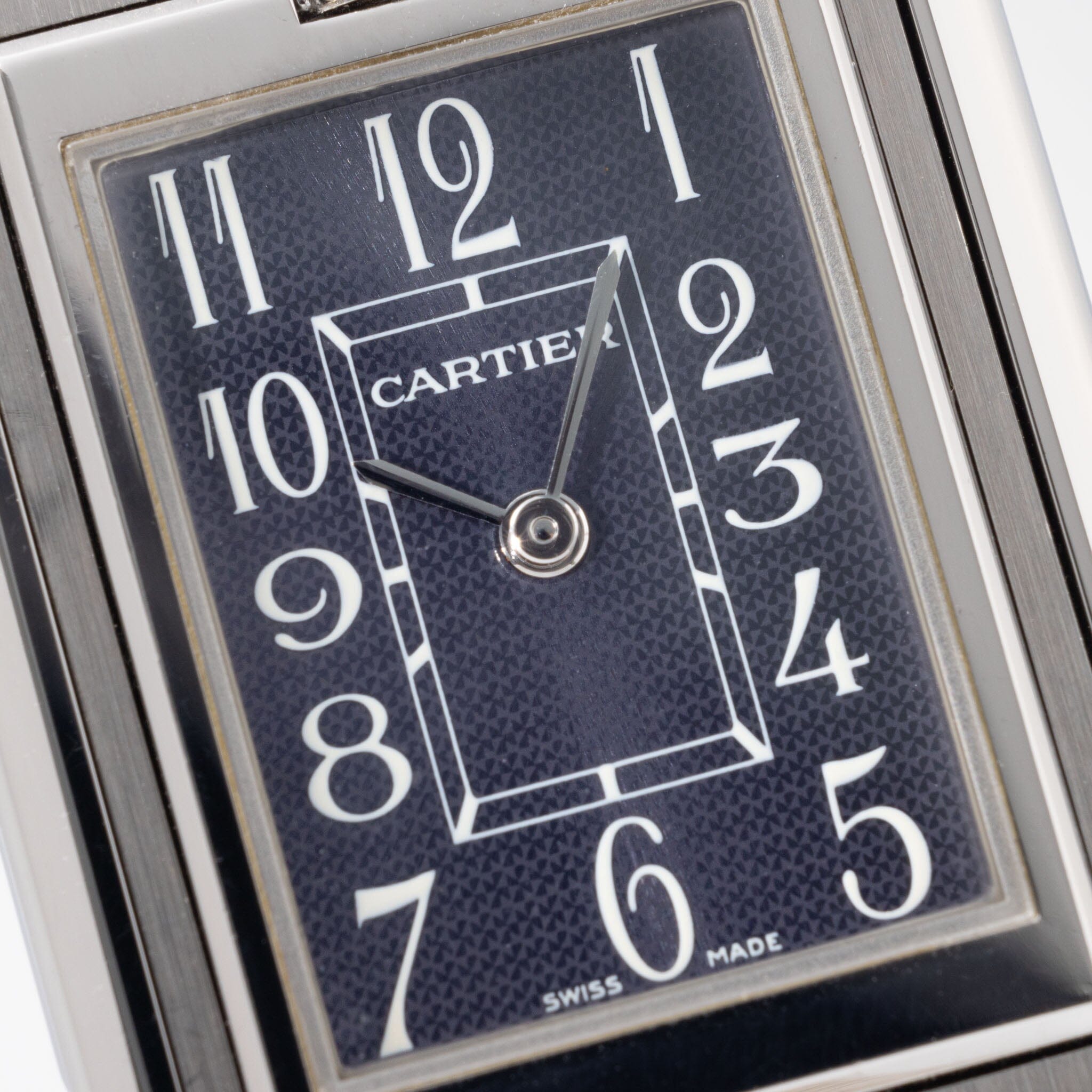Cartier Tank Basculante Slate Grey Dial Ref 2405 