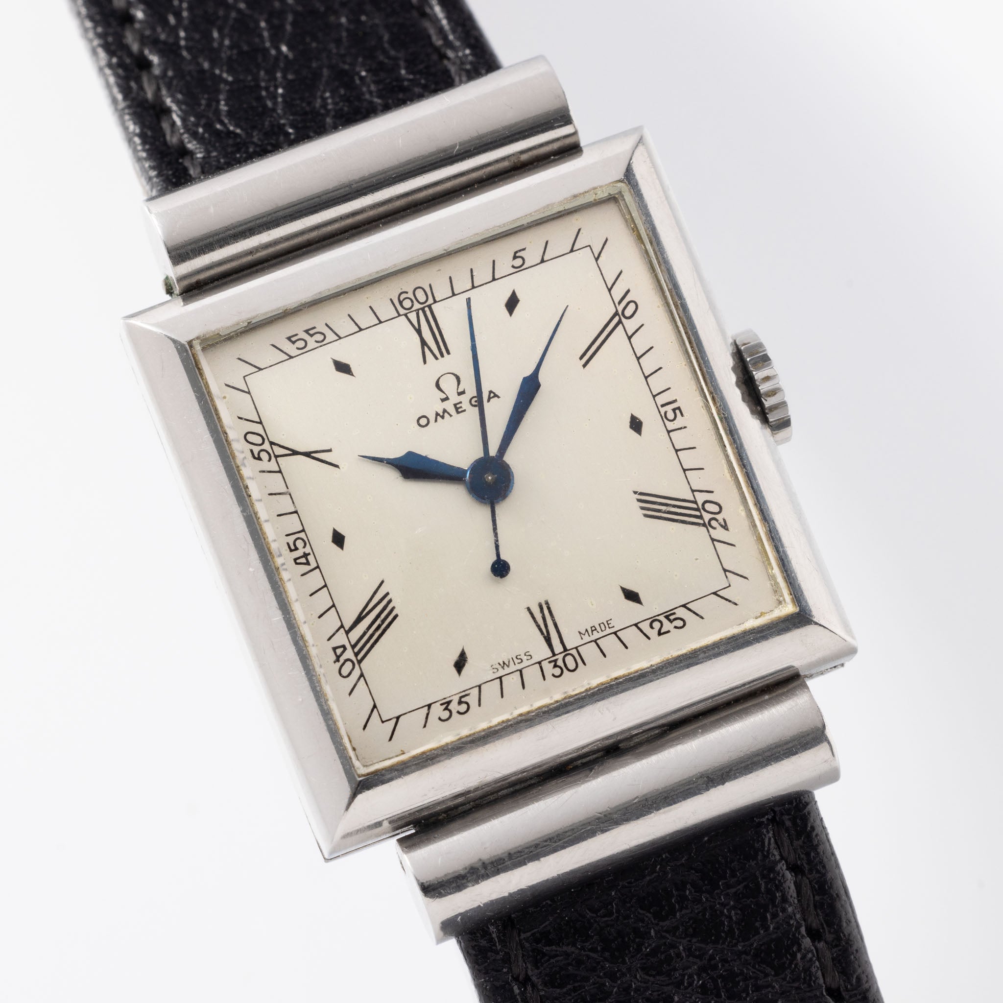 Omega rectangular watch best sale