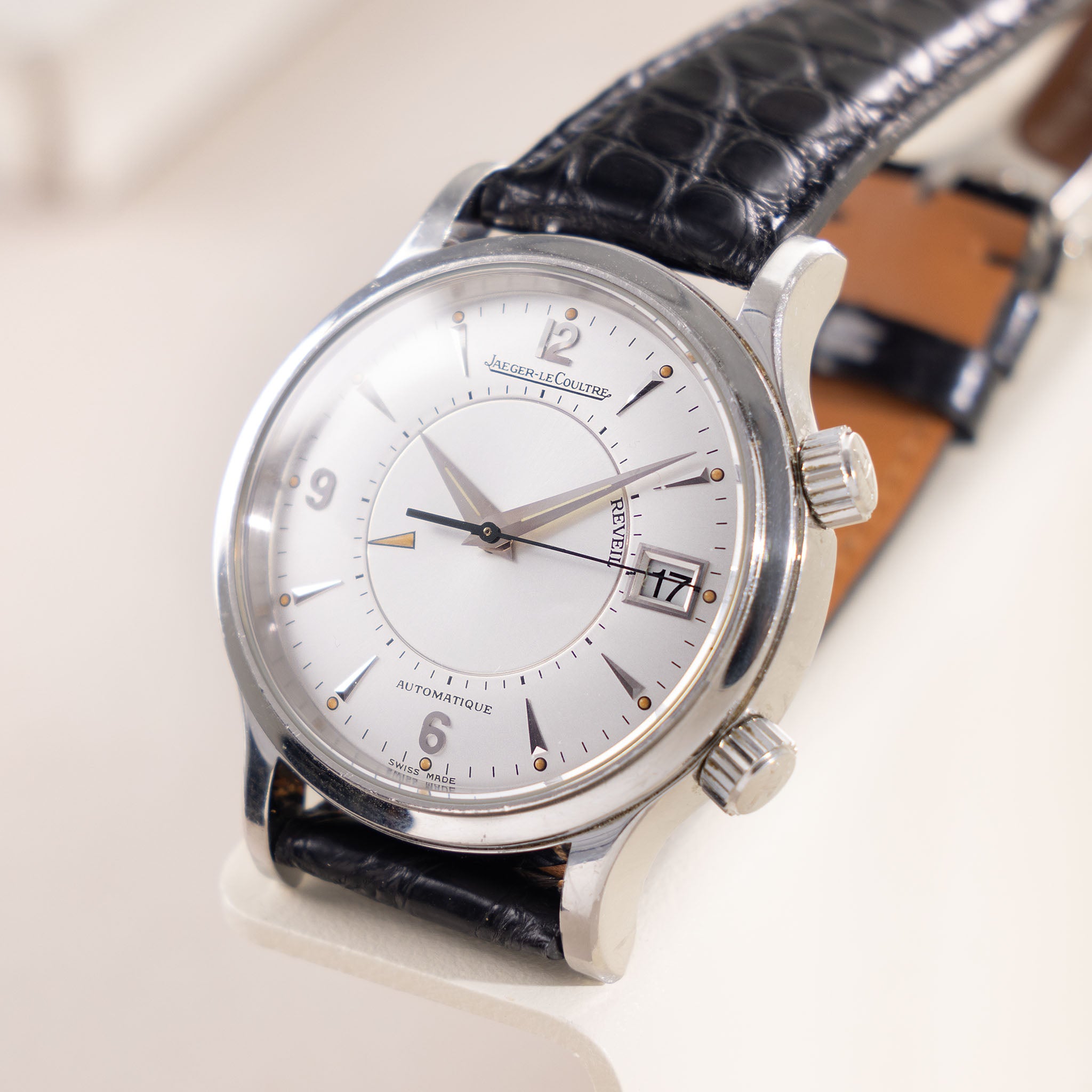 Jaeger le Coultre Master Control Memovox Silver Dial Ref 141.8.97