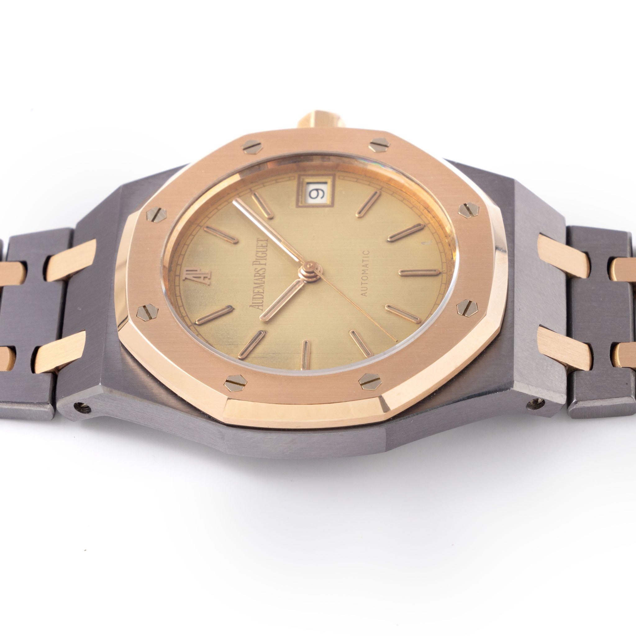 Audemars Piguet Royal-Oak 14790TR Tantalum and Rose gold with Tropical Lime dial