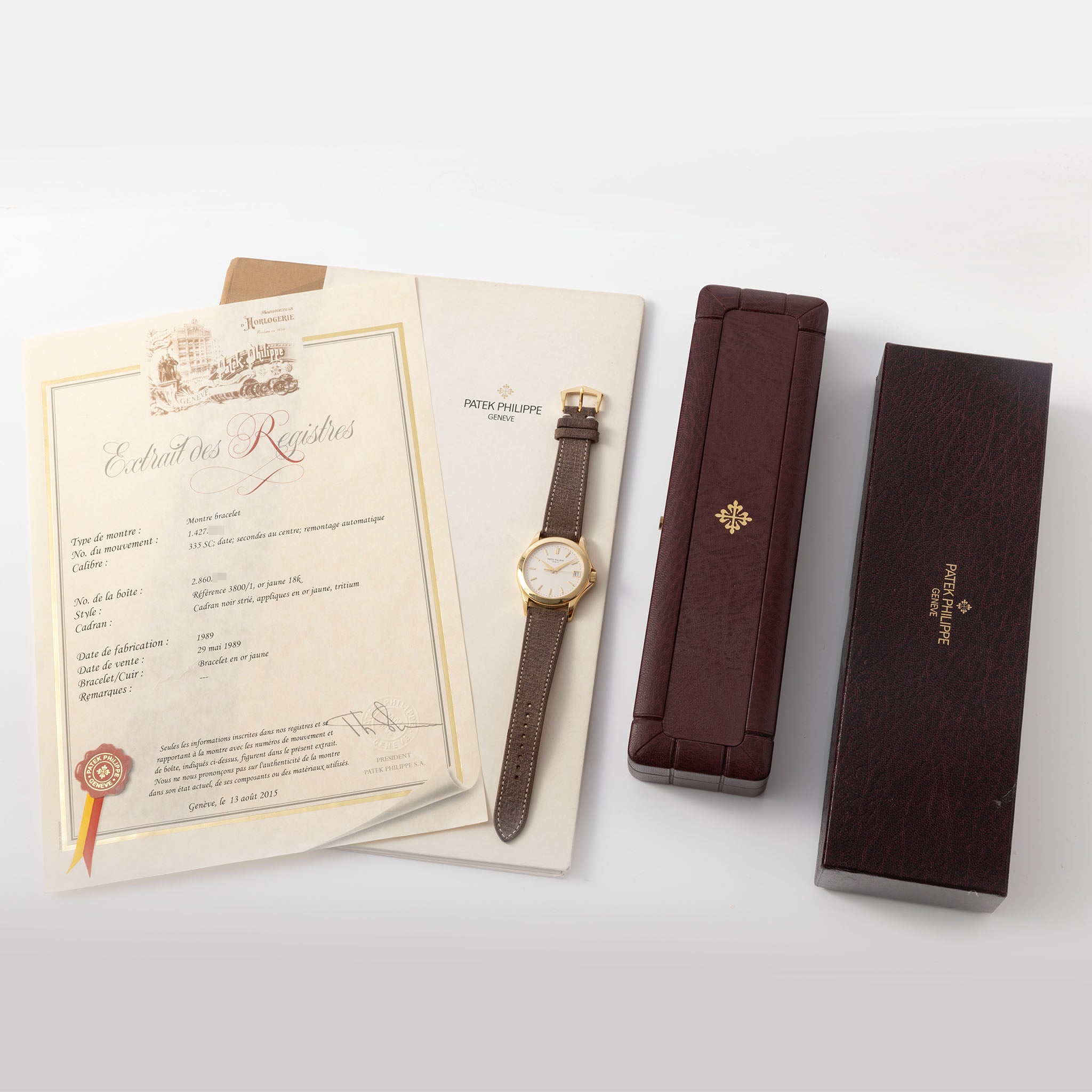 Patek Philippe Calatrava with Box and Papers Ref 5107J