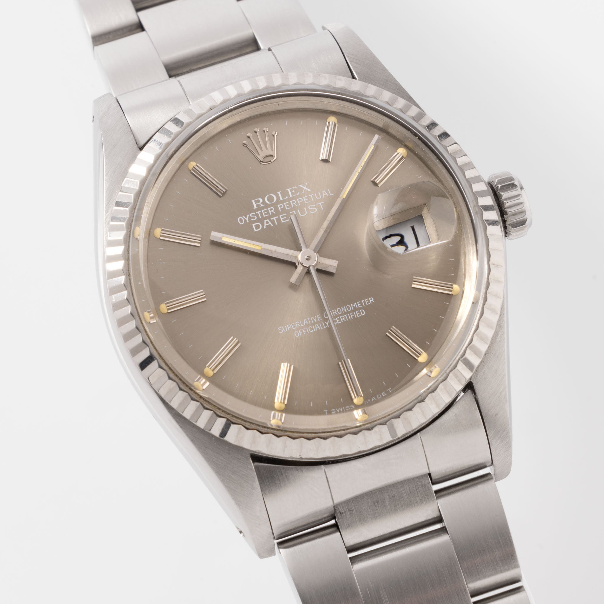 Rolex Datejust Taupe dial ref 16014