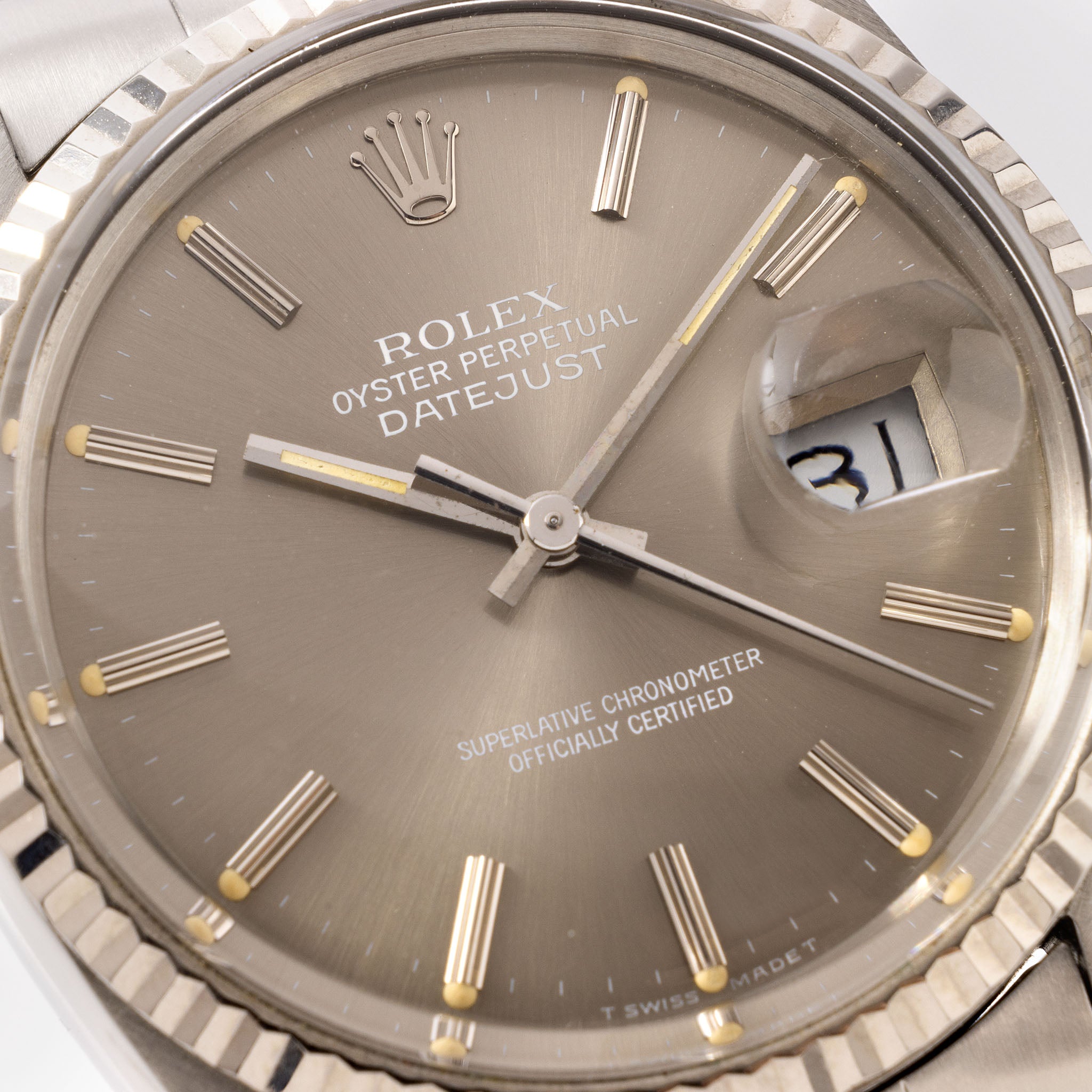 Rolex Datejust Taupe dial ref 16014