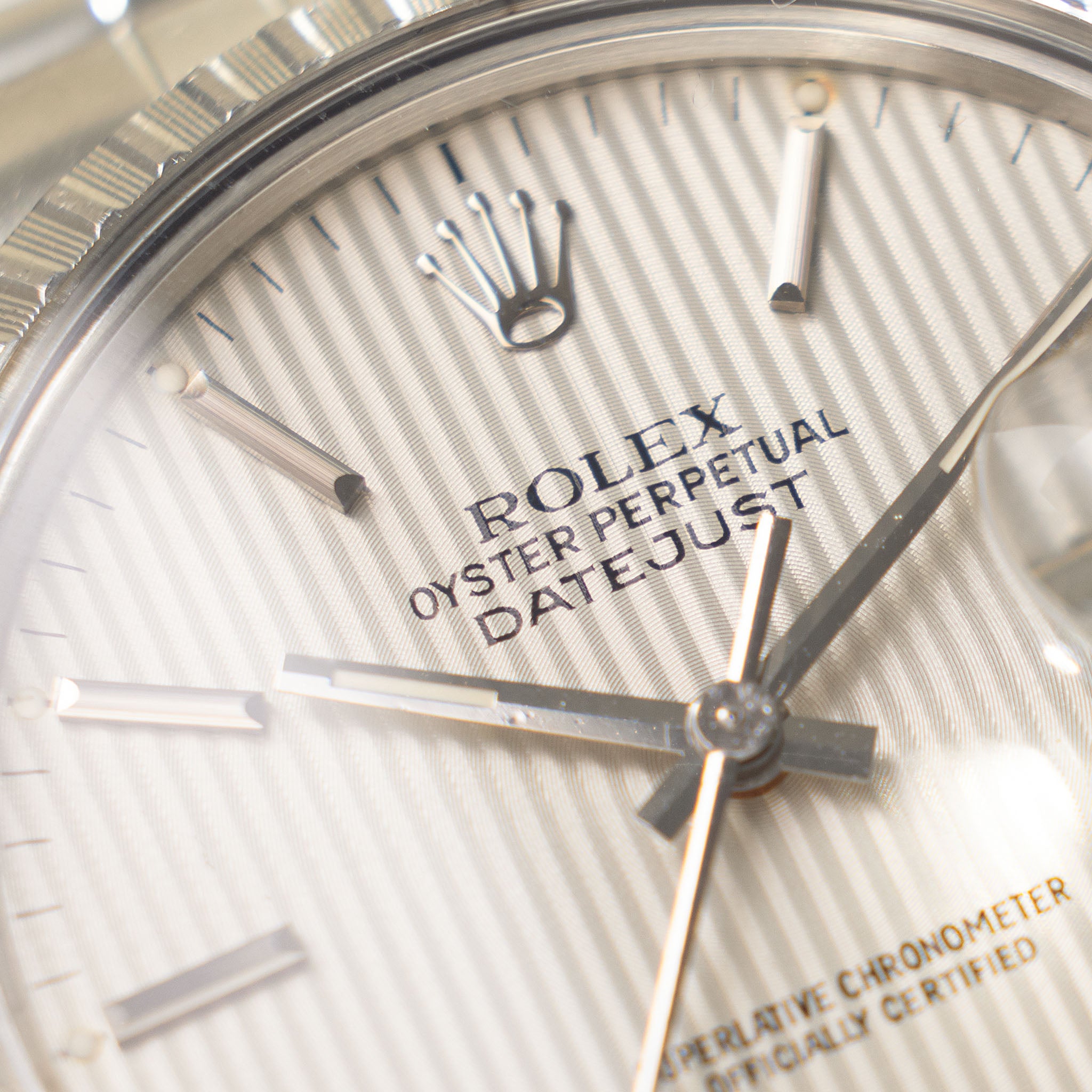 Rolex Datejust Cream Tapestry Dial Ref. 16030