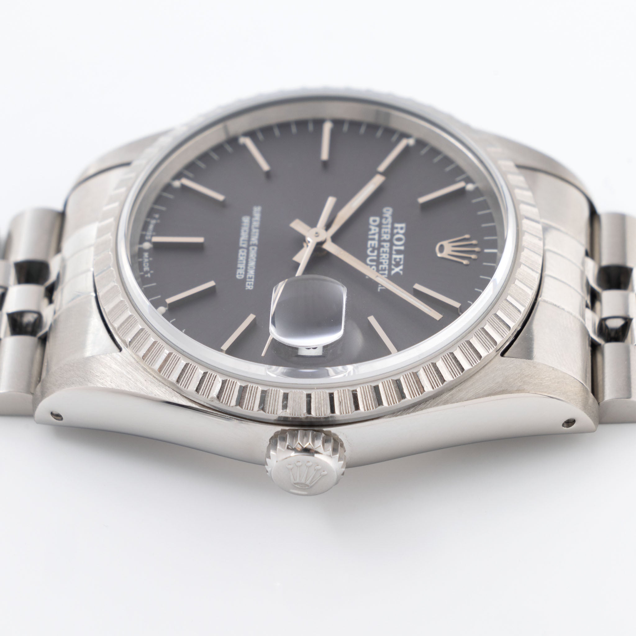 Rolex Datejust Grey dial ref 16220 