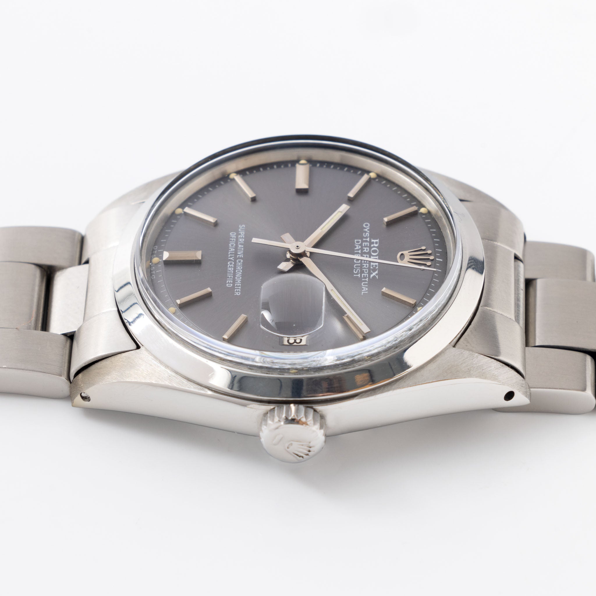 Rolex Datejust Grey Sigma Dial Ref. 1600