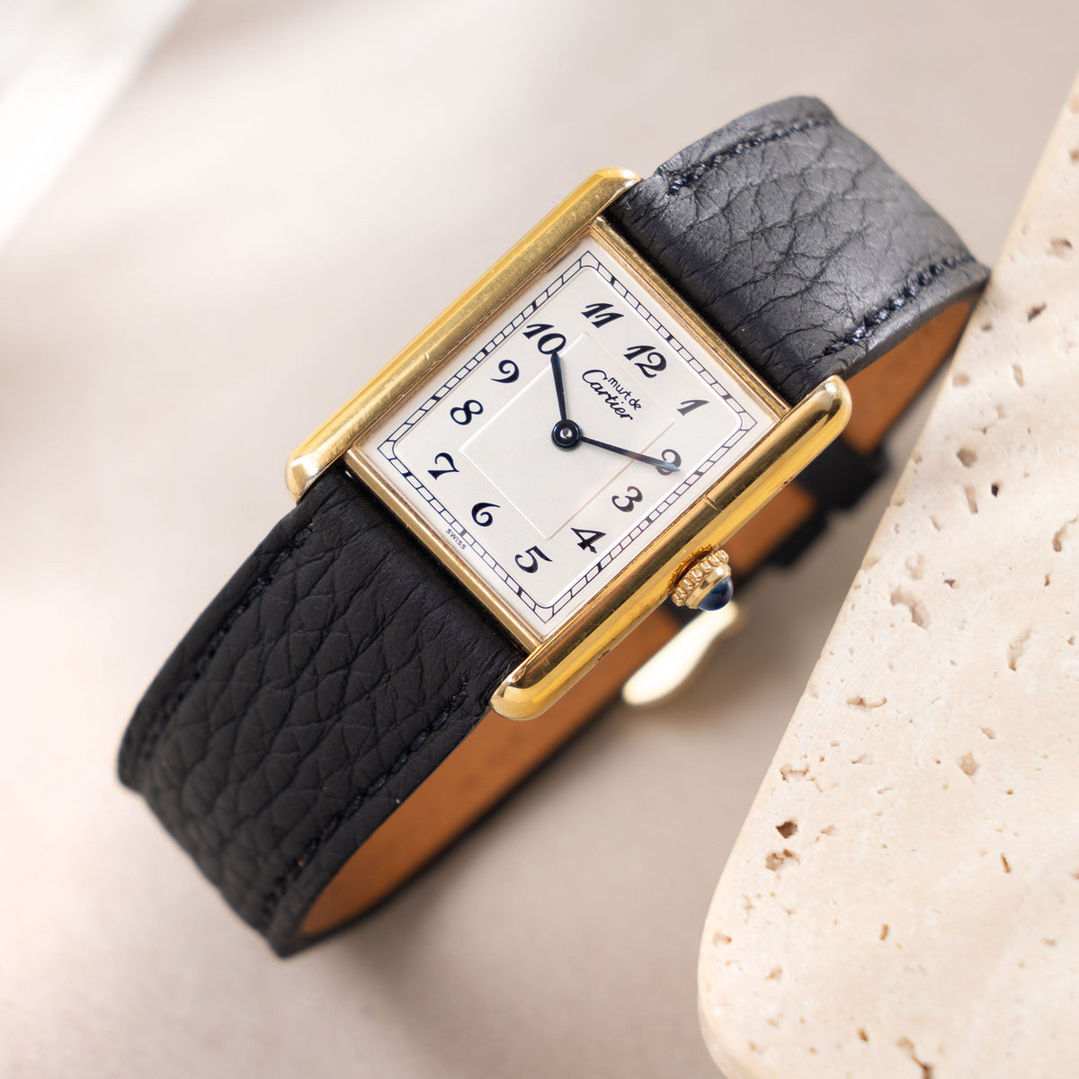 Cartier Tank Must de Cartier Ref. 59005 silver dial Breguet  display picture 1