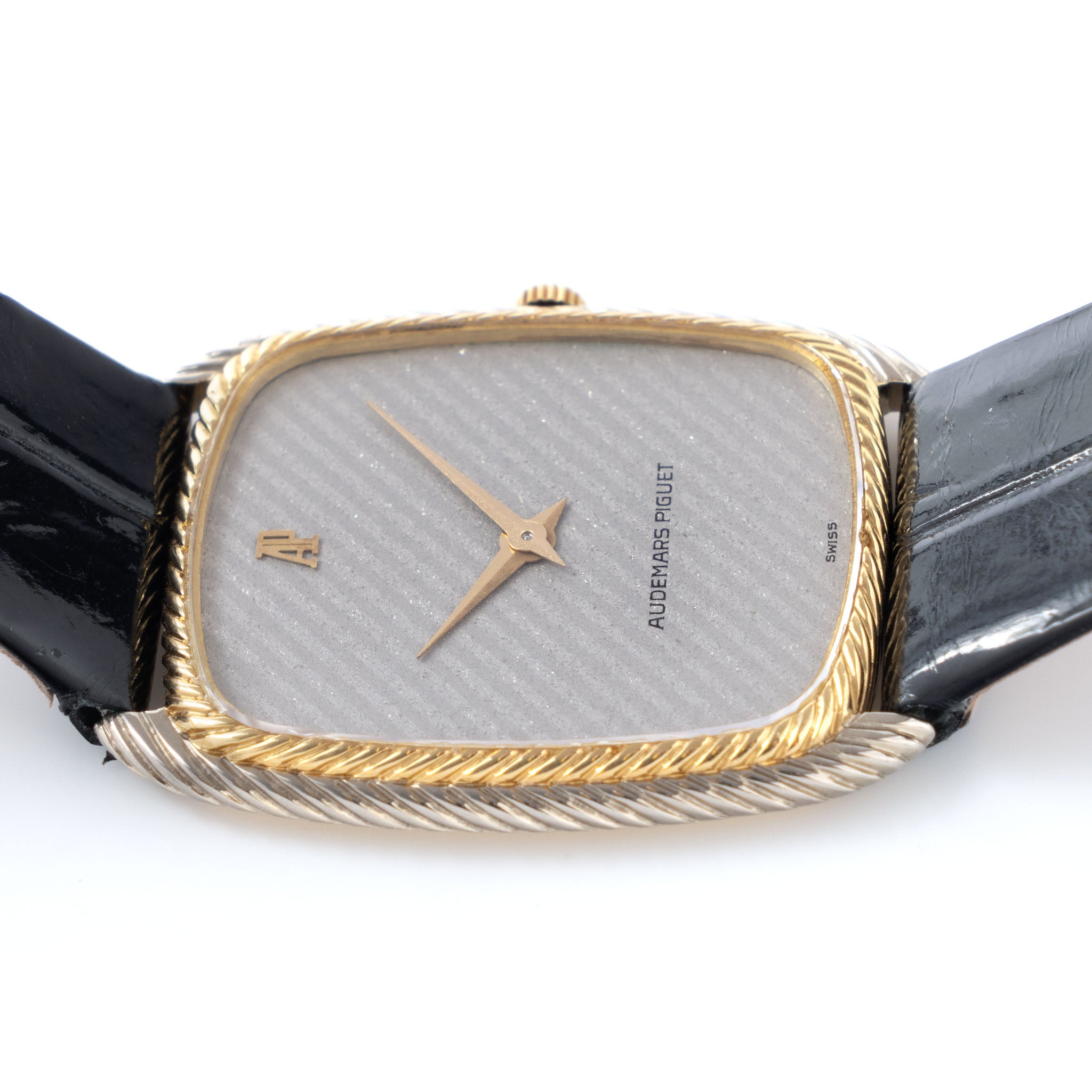 Audemars Piguet in 18k White and Yellow Gold With “Sparkling” Dial Ref. 4157CA