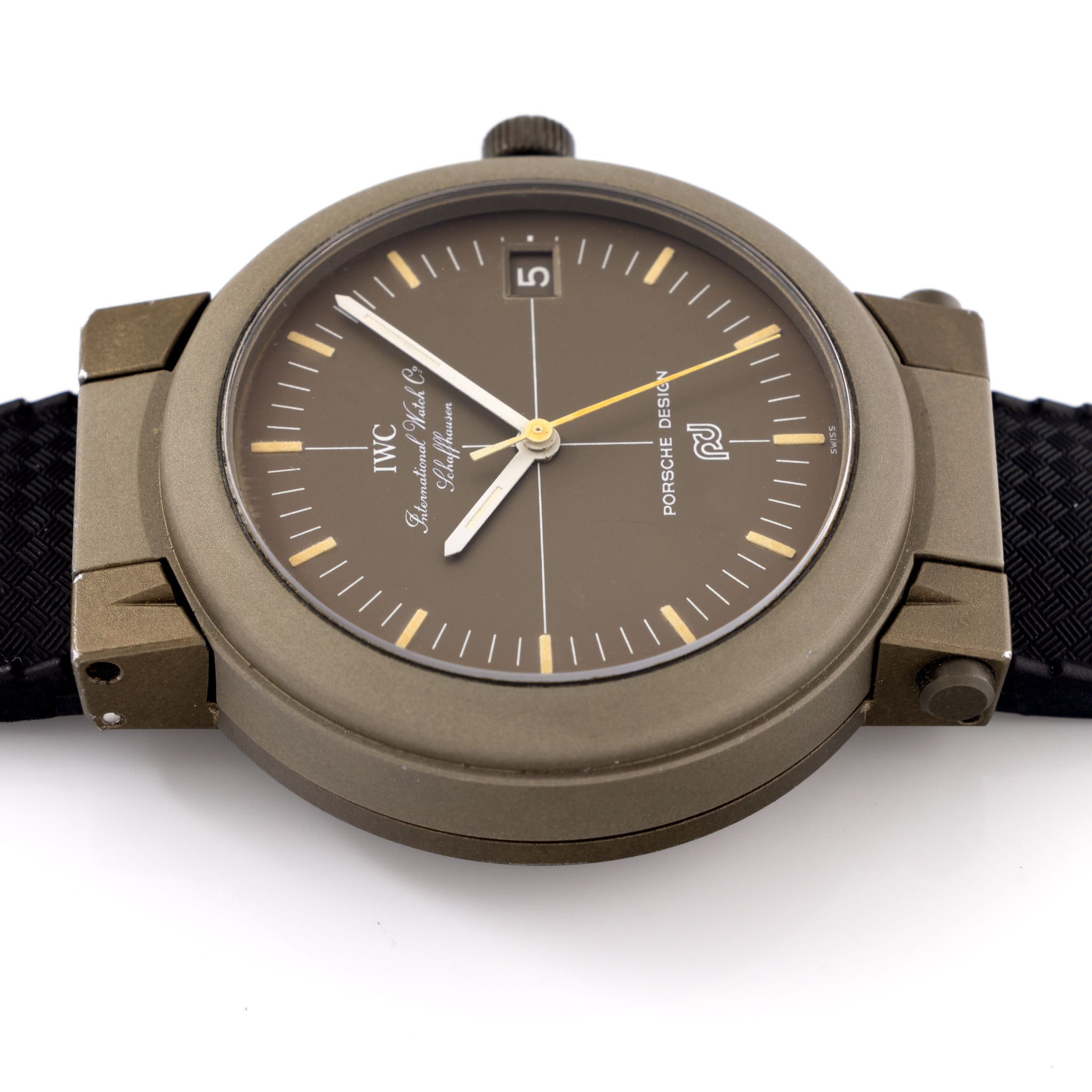 Iwc Compass watch olive green ref Iw5310