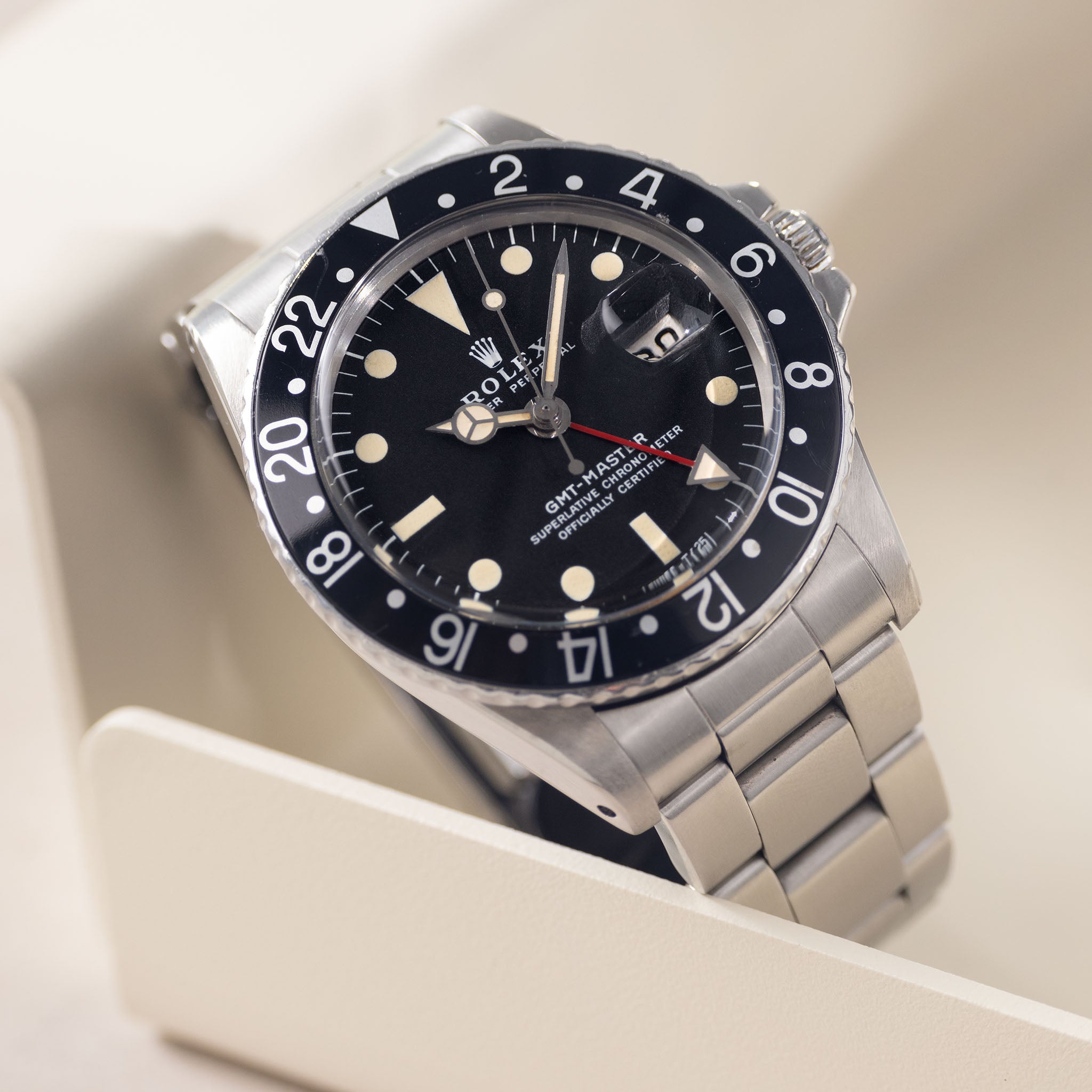 Rolex GMT-Master 1675 Matte Mk2 Dial with Vivid Patina