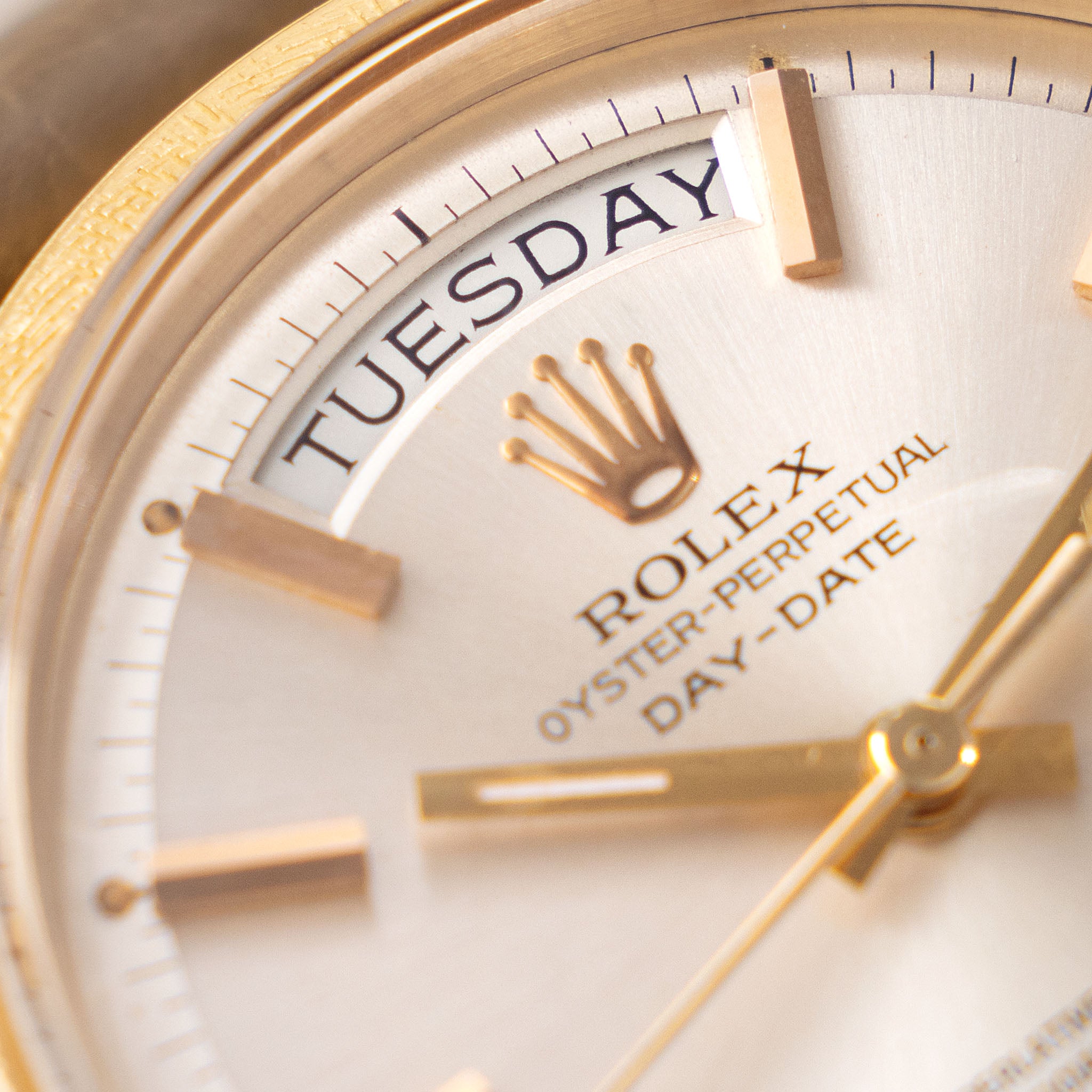 Rolex Day-Date Silver Dial Florentine Finish Ref. 1806