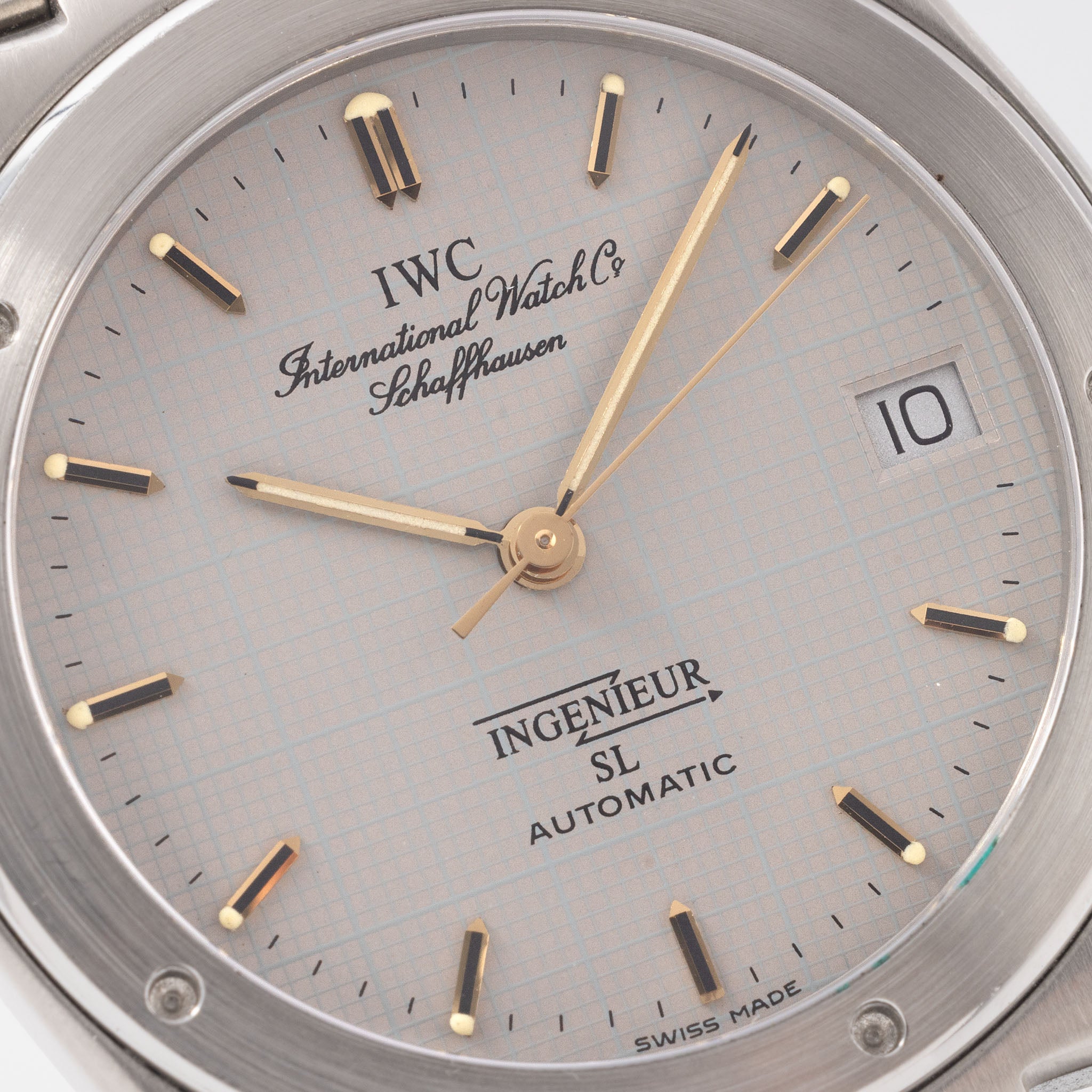 IWC Ingenieur SL Automatic Ref 3506 Grey "Graph Paper Dial"