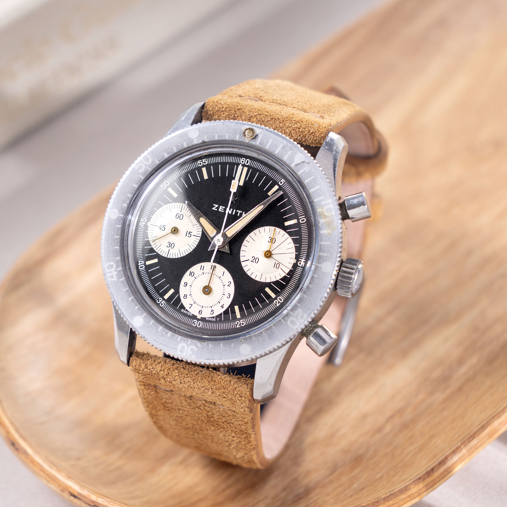 Zenith Sub-Sea Chronograph Ref. A277 "Reversed Panda Dial"