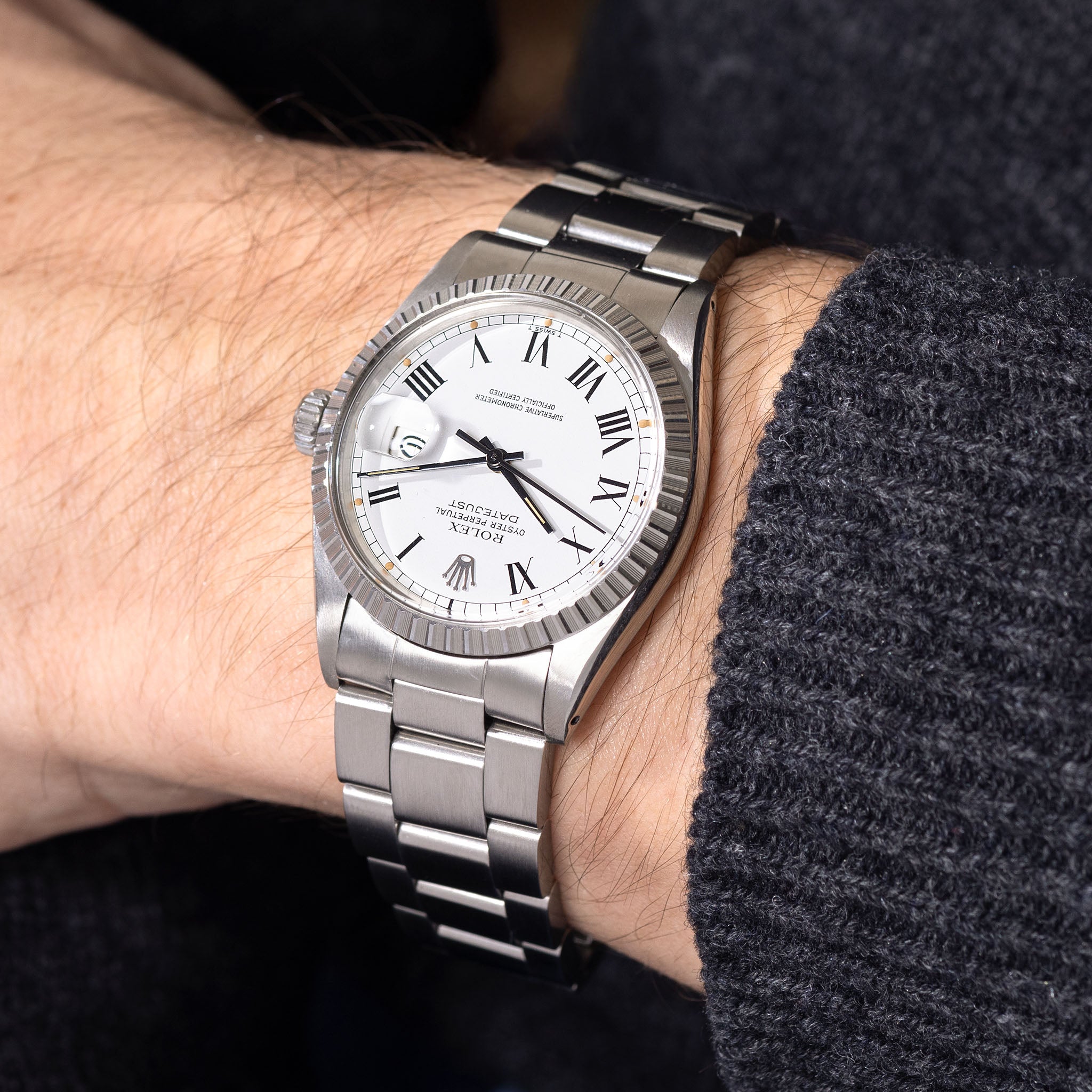 Rolex Datejust White Buckley Dial Ref. 16030 “Pumpkin Patina”