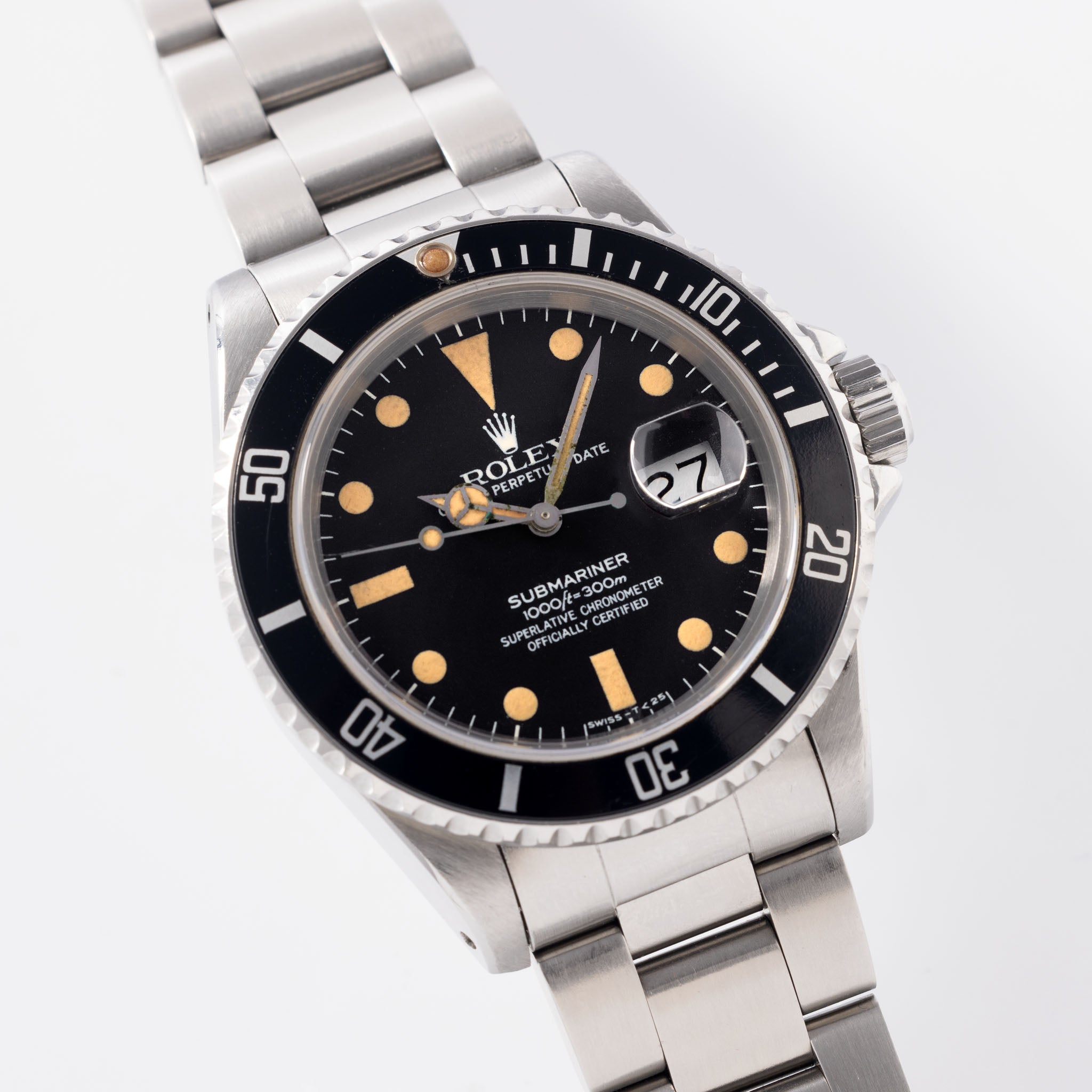 Rolex Submariner Matte Dial with Vivid Patina Ref. 16800