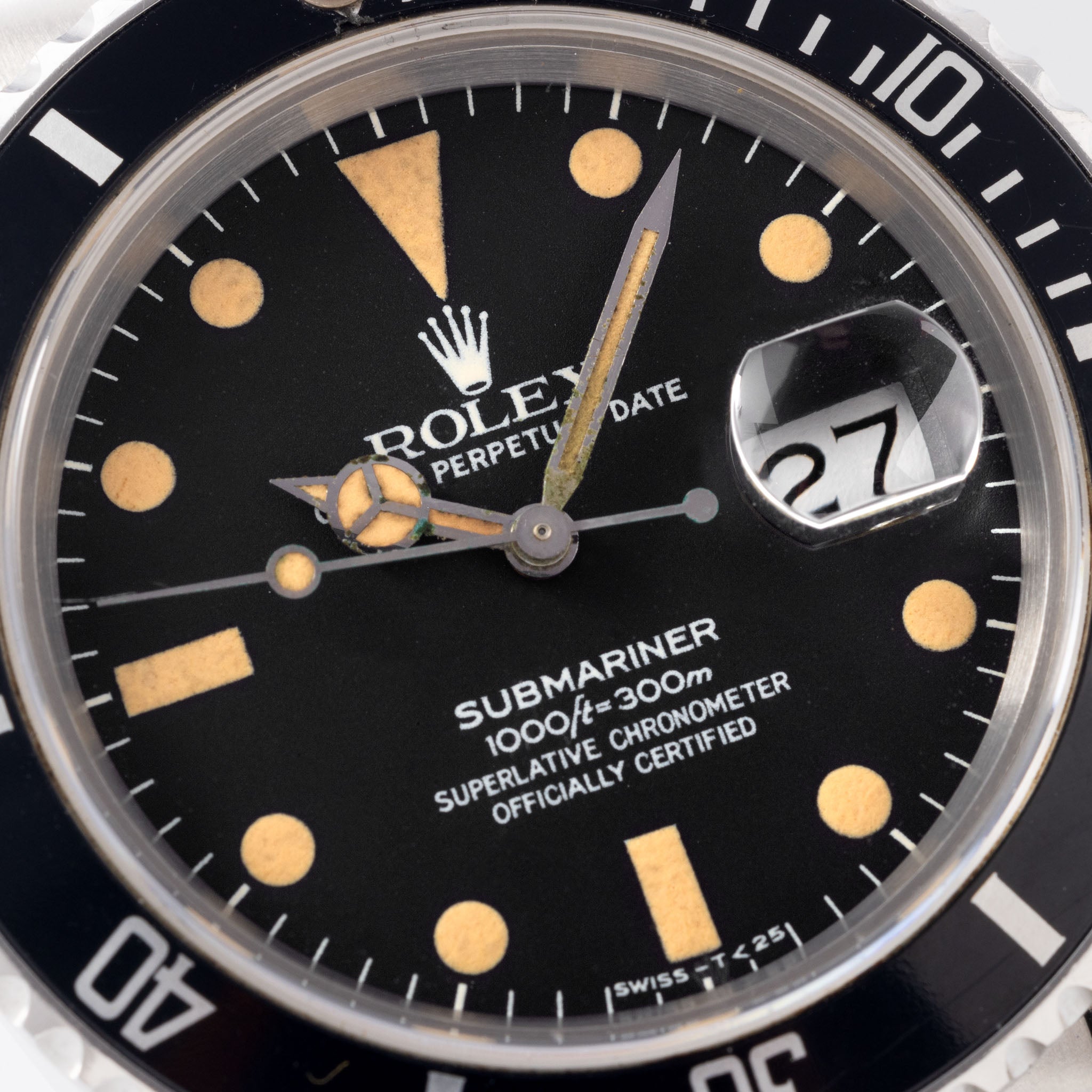 Rolex Submariner Matte Dial with Vivid Patina Ref. 16800