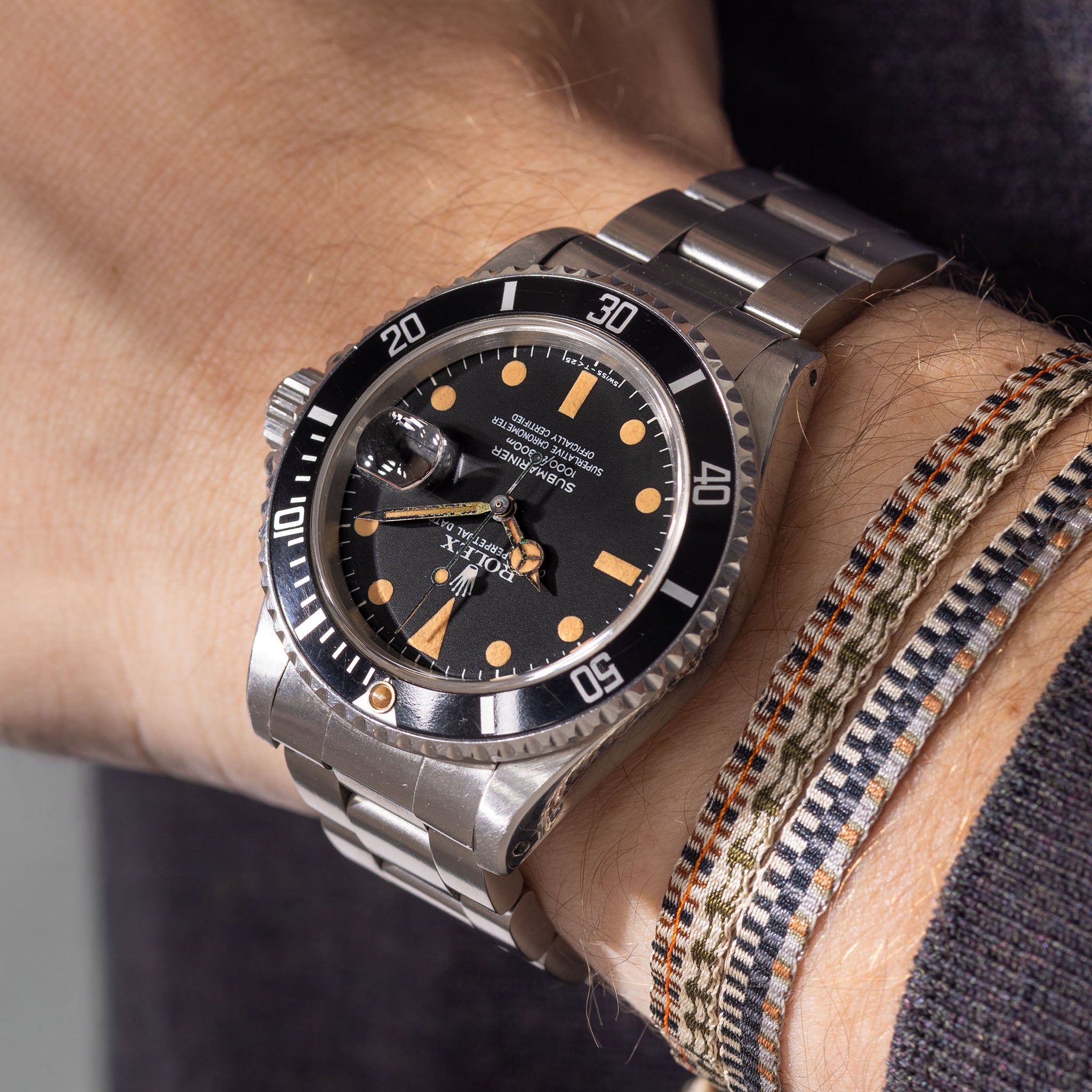 Rolex Submariner Matte Dial with Vivid Patina Ref. 16800