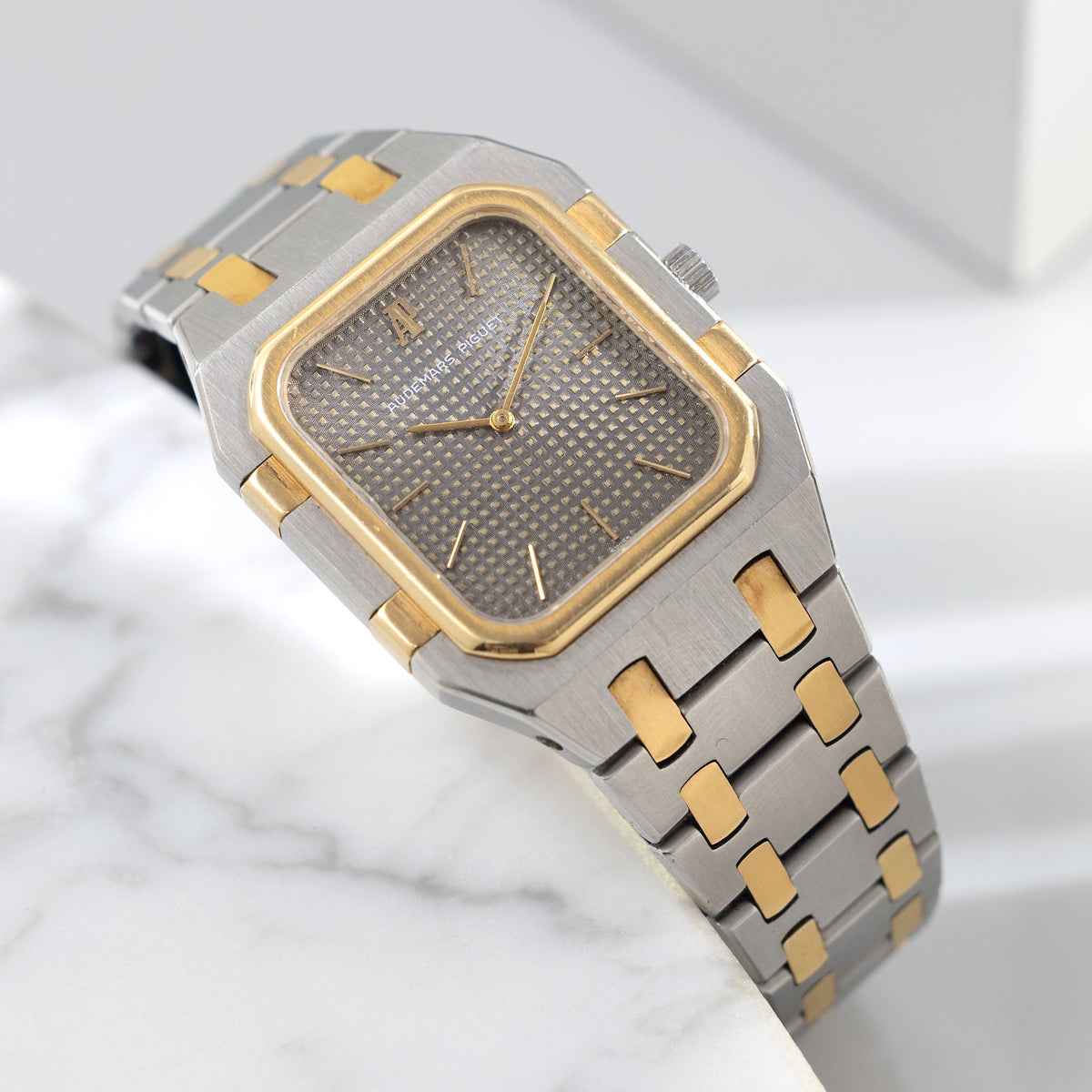 Audemars Piguet Royal Oak Rectangular Grey Petite Tapisserie Dial Ref.